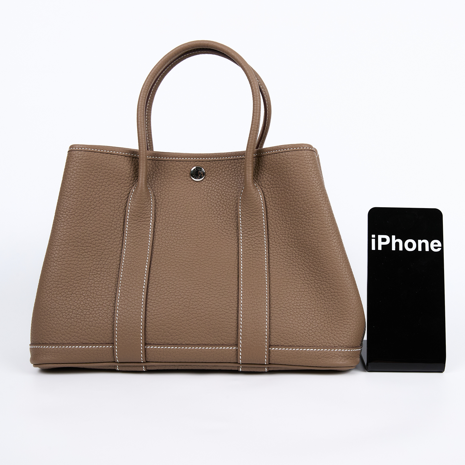 愛馬仕 Hermes Garden Party 花園派對包 30 GP30 K CC 009 C8 K刻大象灰GP30 無附屬品