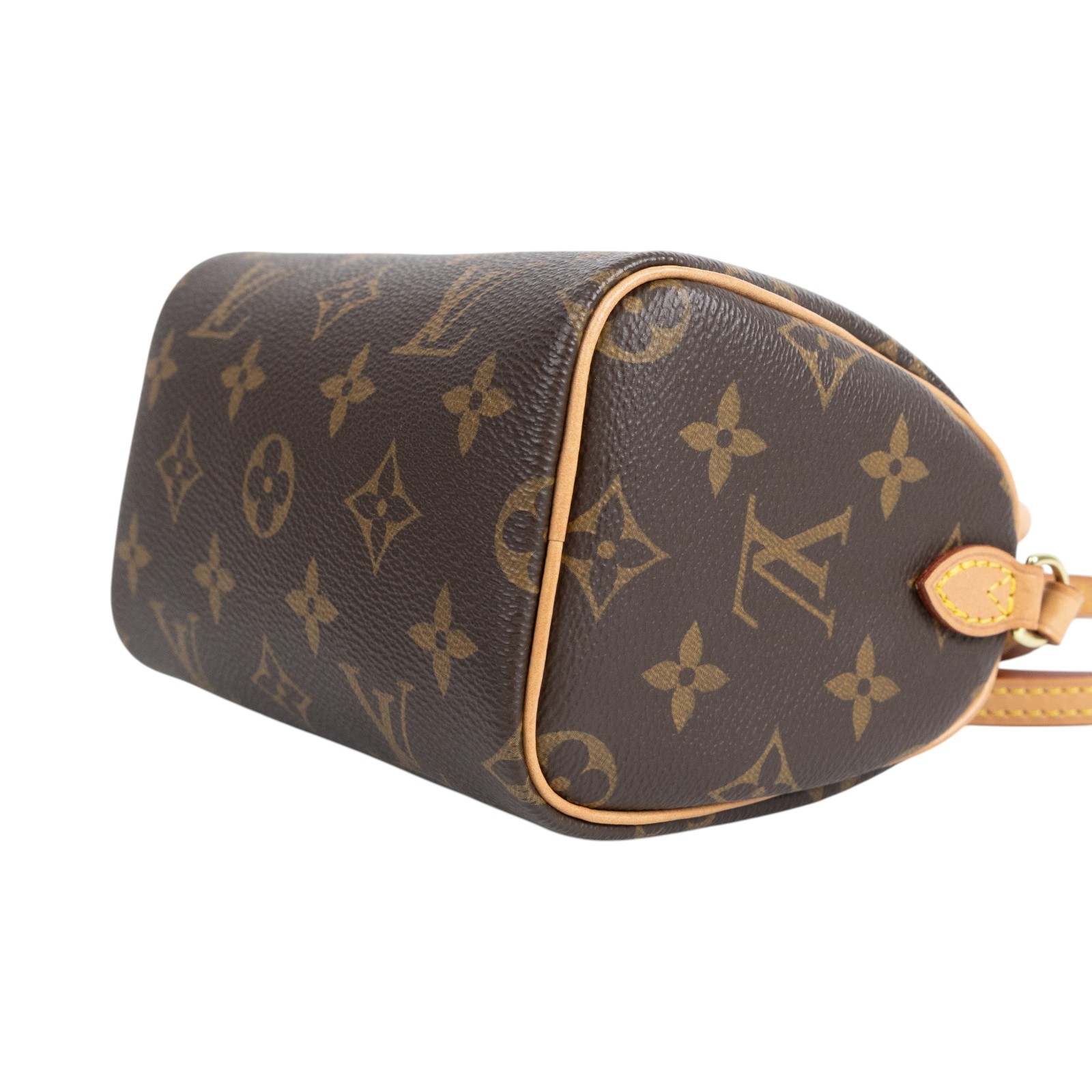 路易威登 LOUIS VUITTON Nano Speedy 經典帆布 手提 斜背 波士頓包 M61252  原廠盒子/防塵袋/購買證明