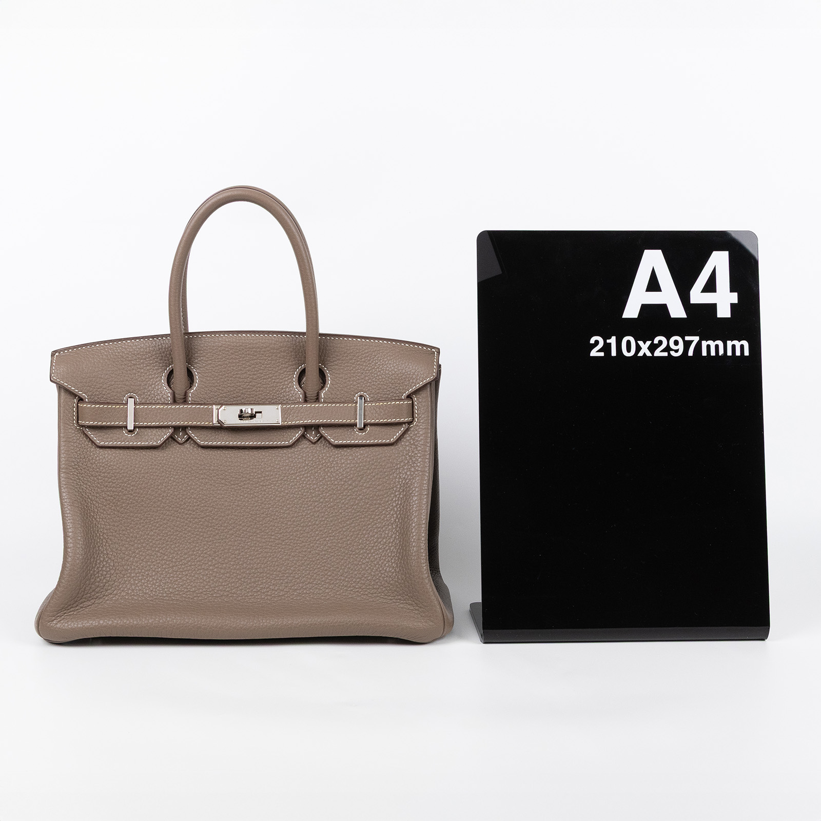 愛馬仕 Hermes Birkin Bag 柏金包 30 大象灰 銀色五金 H030335CK18 □L刻  原廠盒子/ 防塵袋/鎖組/購買證明