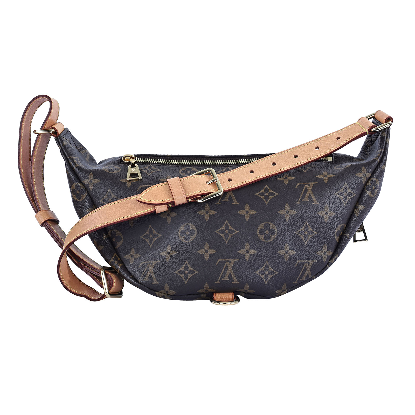 路易威登 LOUIS VUITTON Bumbag 經典帆布 腰包 斜跨包 M43644 原花跨胸包