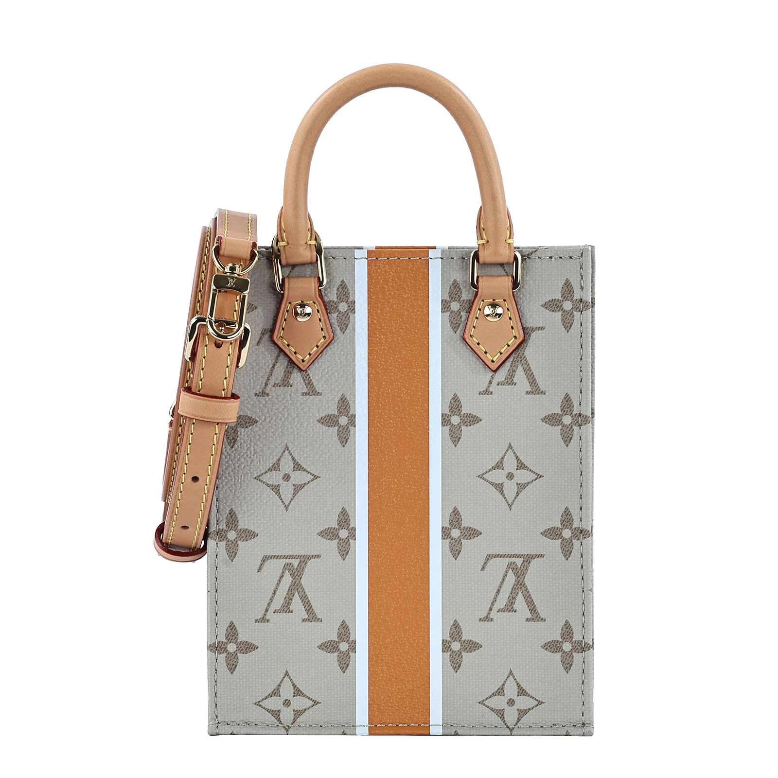 路易威登 LOUIS VUITTON Petit Sac Plat 手提 肩背包 M23615 晶片款 米PETIT SAC PLAT 防塵袋/背帶