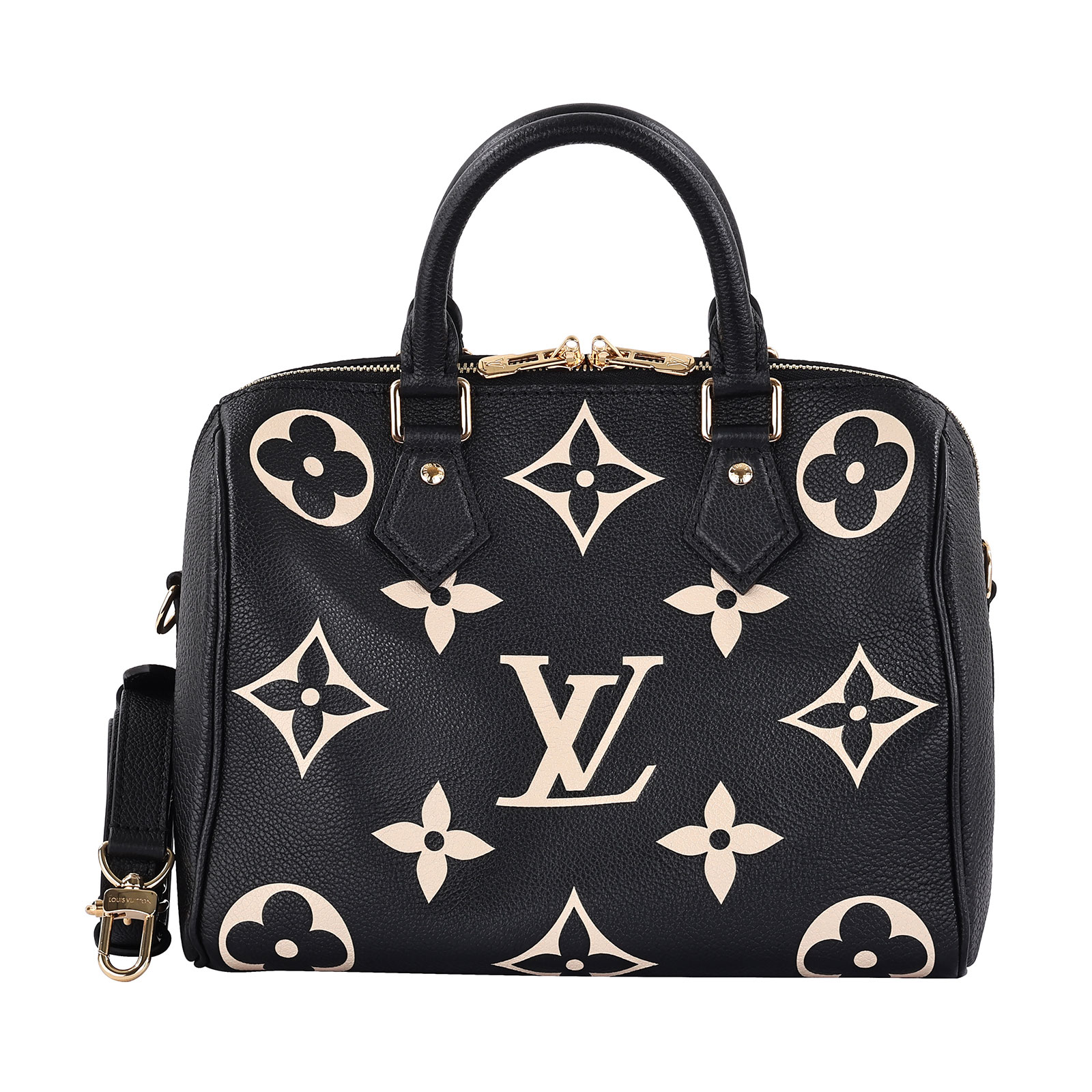 路易威登 LOUIS VUITTON Speedy Bandoulière  25 雙色 手提 斜背 波士頓包 M58947  防塵袋/鎖組