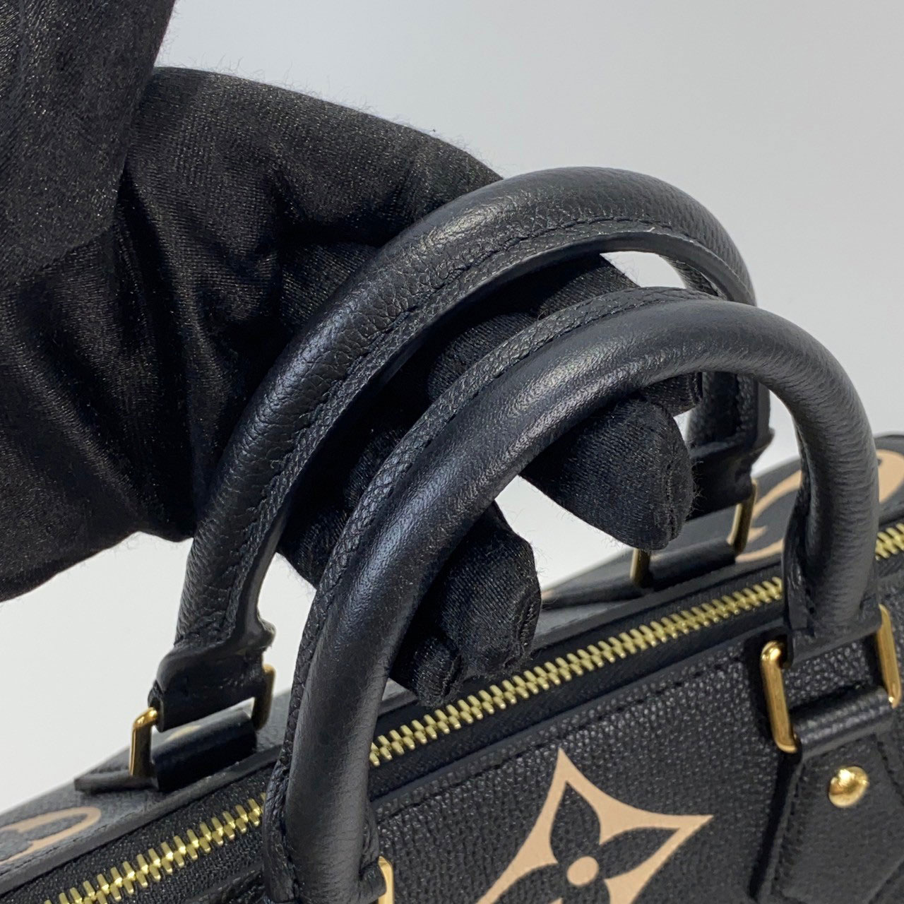 路易威登 LOUIS VUITTON Speedy Bandoulière  25 雙色 手提 斜背 波士頓包 M58947  防塵袋/鎖組