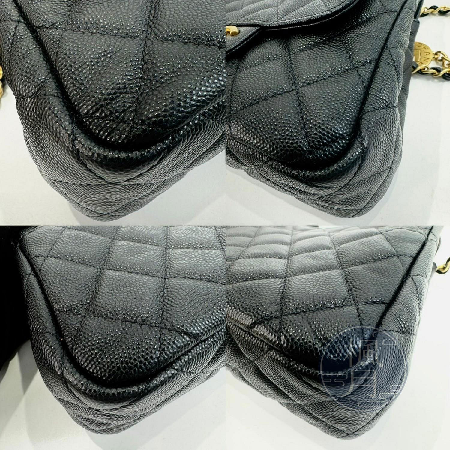 香奈兒 CHANEL 流浪包 Hobo Bag CC LOGO 亮面牛皮 斜背包 AS3710 晶片款 黑金荔枝HOBO天貓精靈