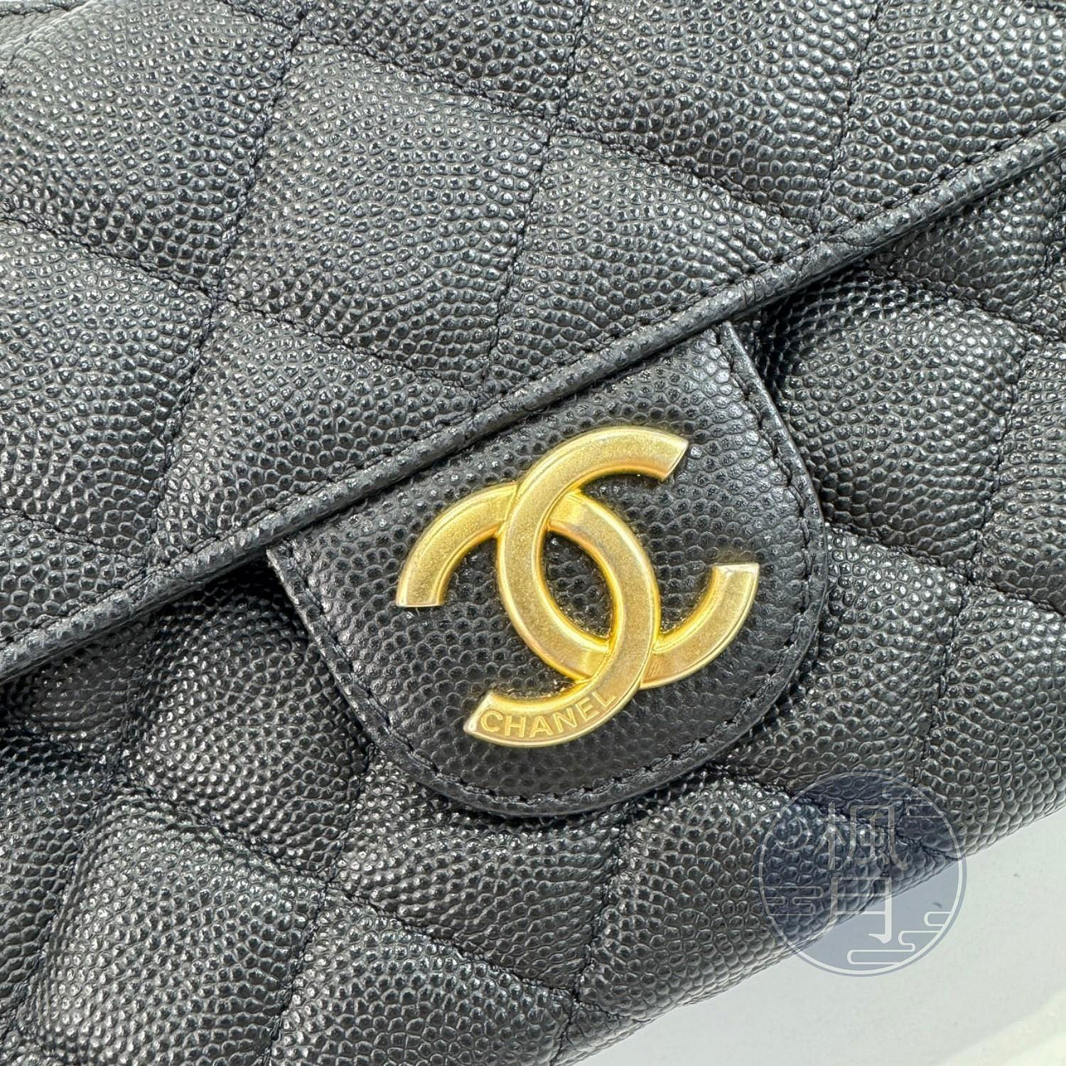 香奈兒 CHANEL 流浪包 Hobo Bag CC LOGO 亮面牛皮 斜背包 AS3710 晶片款 黑金荔枝HOBO天貓精靈