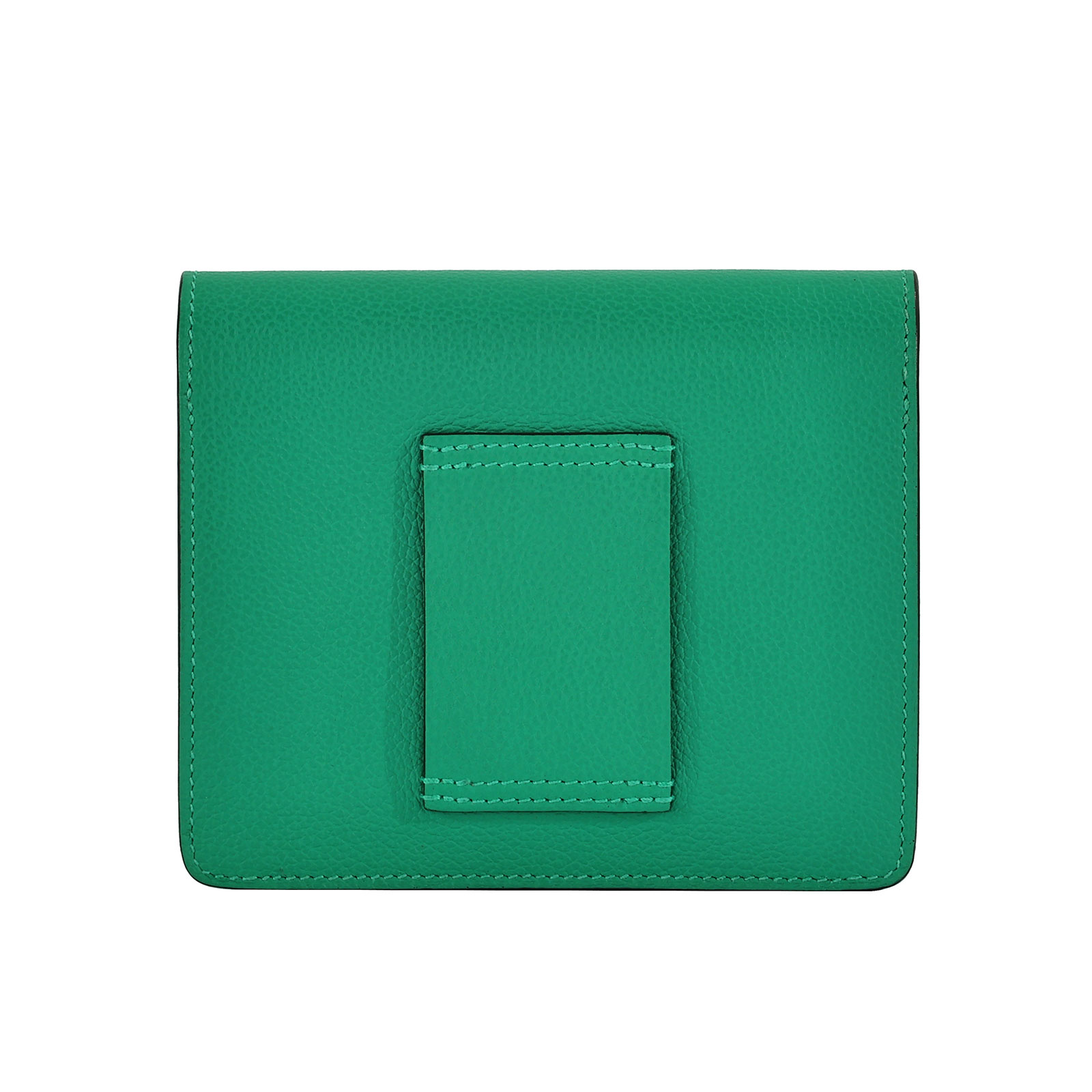 愛馬仕 Hermès Roulis Slim 豬鼻子 短夾 ROSLIM Z刻 綠ROULIS SLIM EVERCOLOR 原廠盒子/防塵袋/購買證明影本