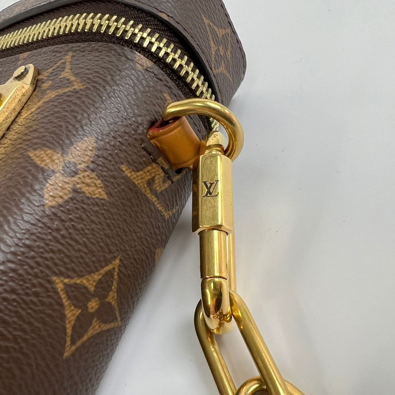 路易威登LOUIS VUITTON Phone Box 手機包肩背包經典帆布M44914
