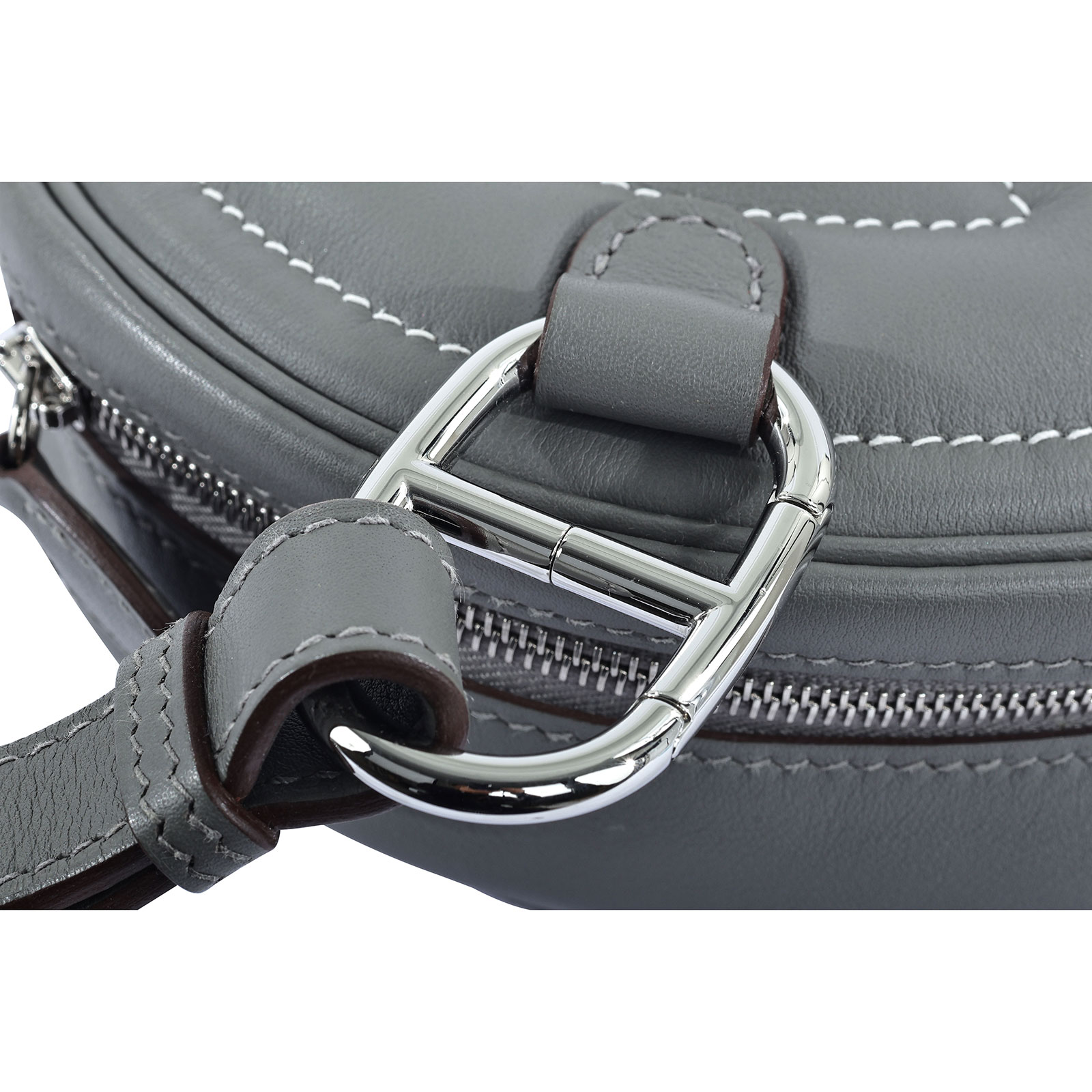 愛馬仕 Hermès In The Loop  豬鼻 腰包 ITL Z刻 Z刻 大象灰IN THE LOOP銀釦腰包 防塵袋