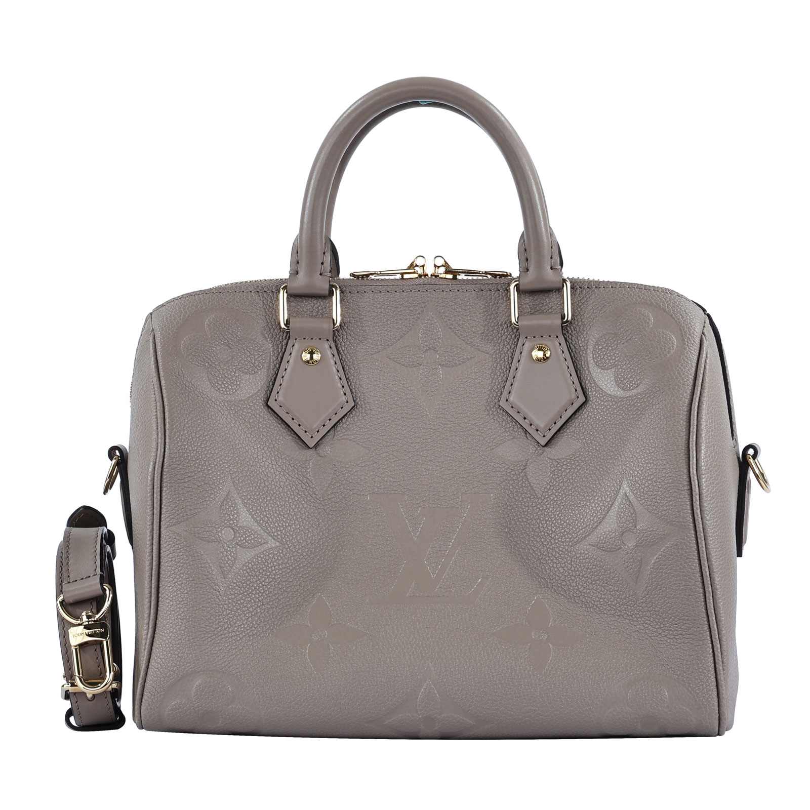 路易威登 LOUIS VUITTON Speedy Bandoulière  25 米色 手提 斜背 波士頓包 M59273  原廠盒子/防塵袋/鎖組