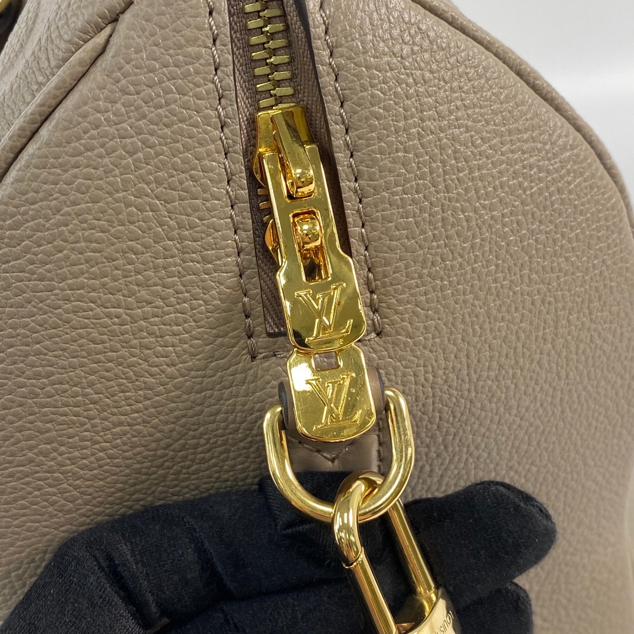 路易威登 LOUIS VUITTON Speedy Bandoulière  25 米色 手提 斜背 波士頓包 M59273  原廠盒子/防塵袋/鎖組