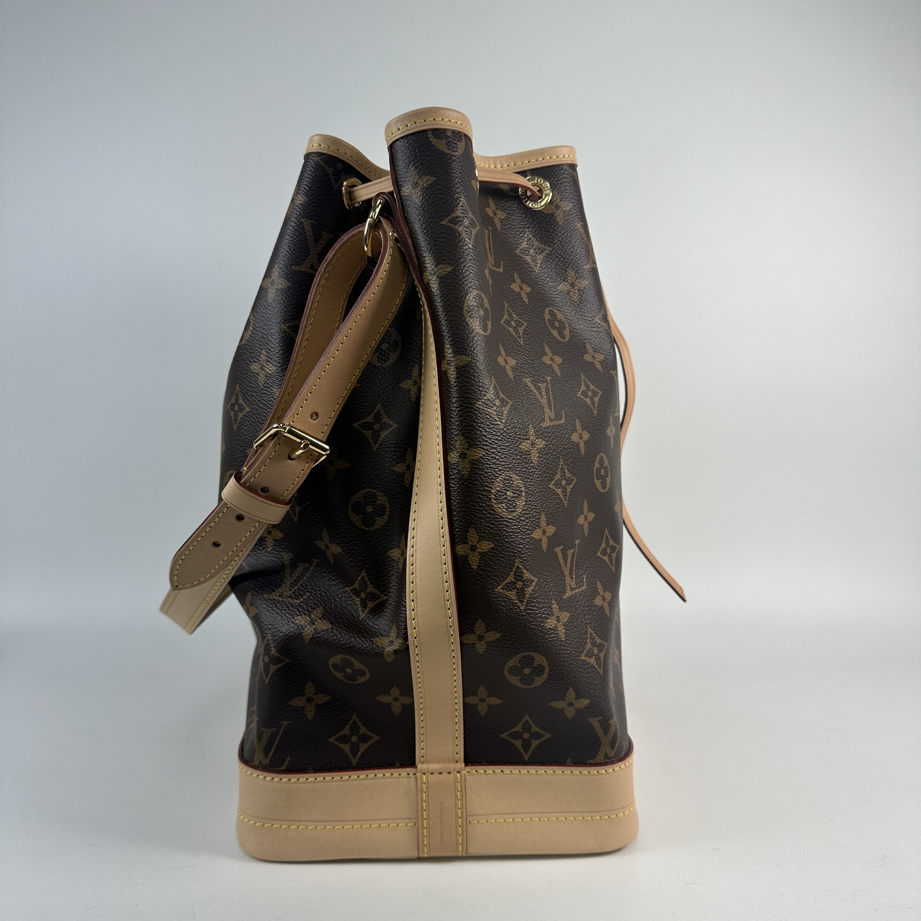 路易威登 LOUIS VUITTON Noé  手提 肩背包 水桶包 香檳包 M46976 晶片款 原花Noé