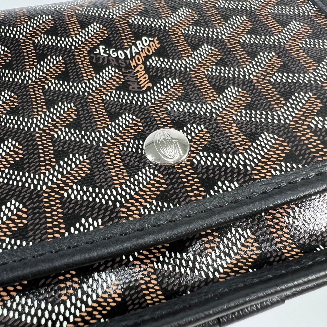 高雅德 GOYARD Plumet Pocket Wallet 肩背 隨身錢包 PLUMETPMLTY50CL50P 黑PLUMET 防塵袋