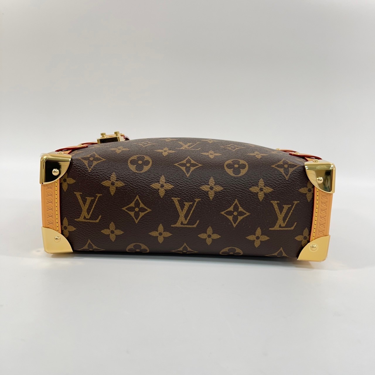 路易威登 LOUIS VUITTON Side Trunk MM 老花 手提 肩背 箱包 M46358 晶片款 原花SIDE TRUNK MM 原廠盒子/防塵袋
