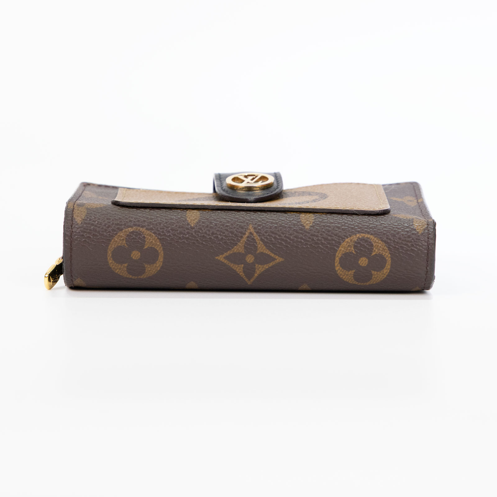 路易威登 LOUIS VUITTON Juliette 錢包 短夾 M69432 晶片款 雙色原花中夾 原廠盒子