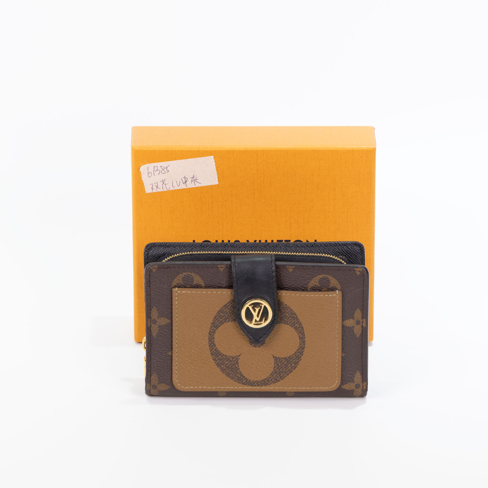 路易威登 LOUIS VUITTON Juliette 錢包 短夾 M69432 晶片款 雙色原花中夾 原廠盒子
