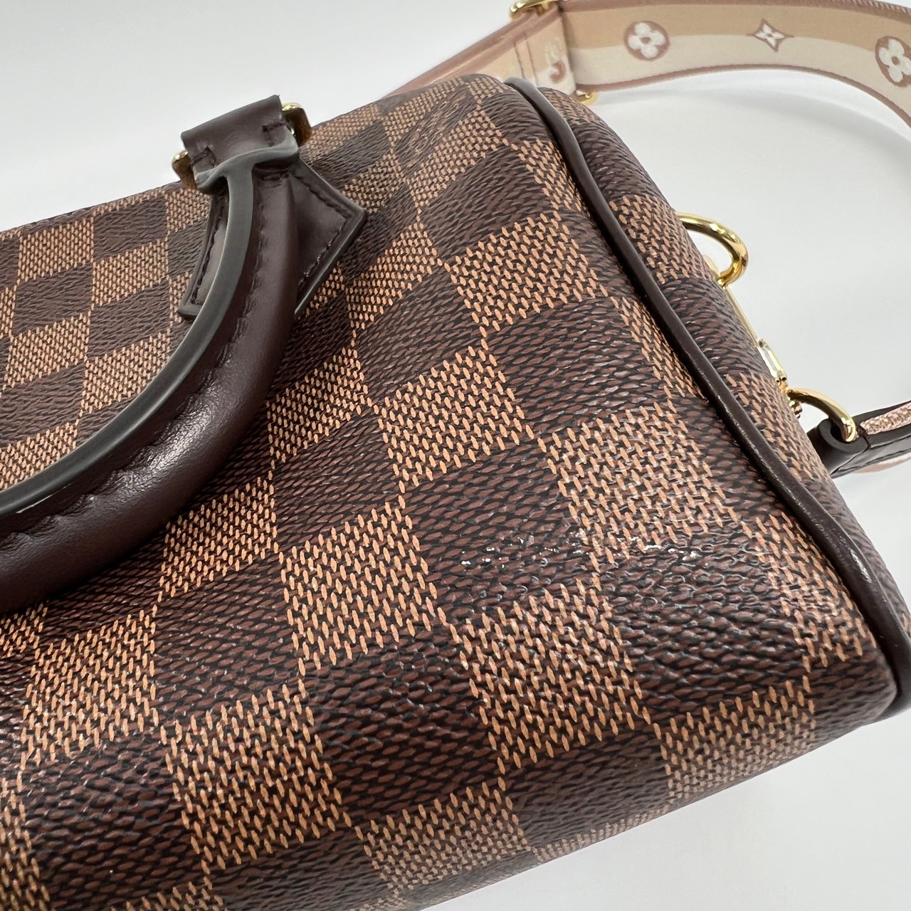 路易威登 LOUIS VUITTON Speedy Bandoulière 20 棕棋盤 手提 斜背 波士頓包 N40489 晶片款  原廠盒子/防塵袋/購買證明/鎖組