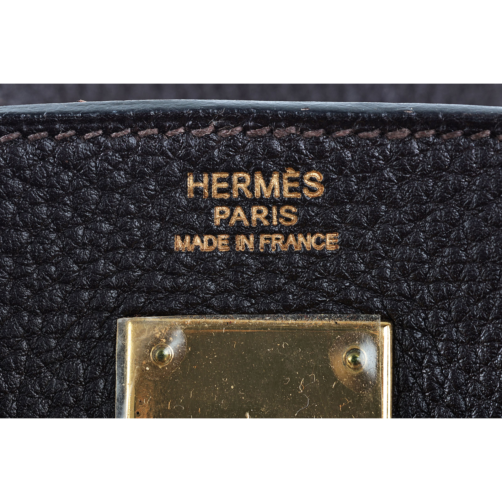 愛馬仕 Hermès Haut à Courroies HAC 28 手提包 HD28 口I刻 巧克力金釦HAC 28 原廠盒子/防塵袋/鎖組