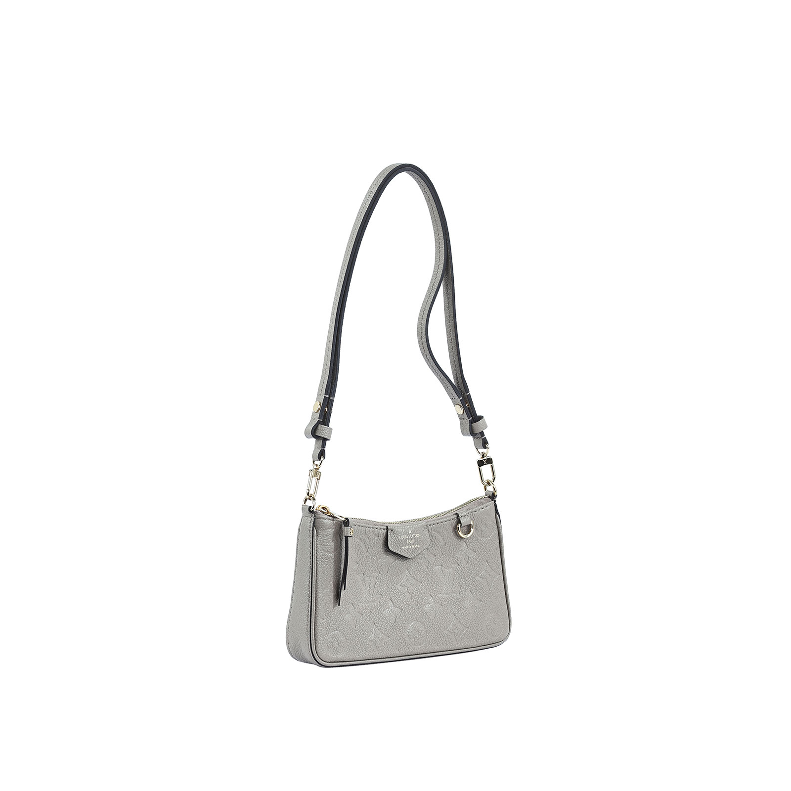 路易威登LOUIS VUITTON Easy Pouch On Strap 壓紋牛皮二用包米色