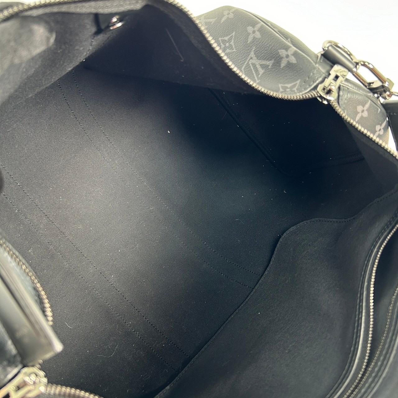 路易威登 LOUIS VUITTON Keepall Bandoulière 45 Eclipse帆布 波士頓包  旅行袋 M40569 晶片款  原廠盒子/防塵袋/背帶/鎖組