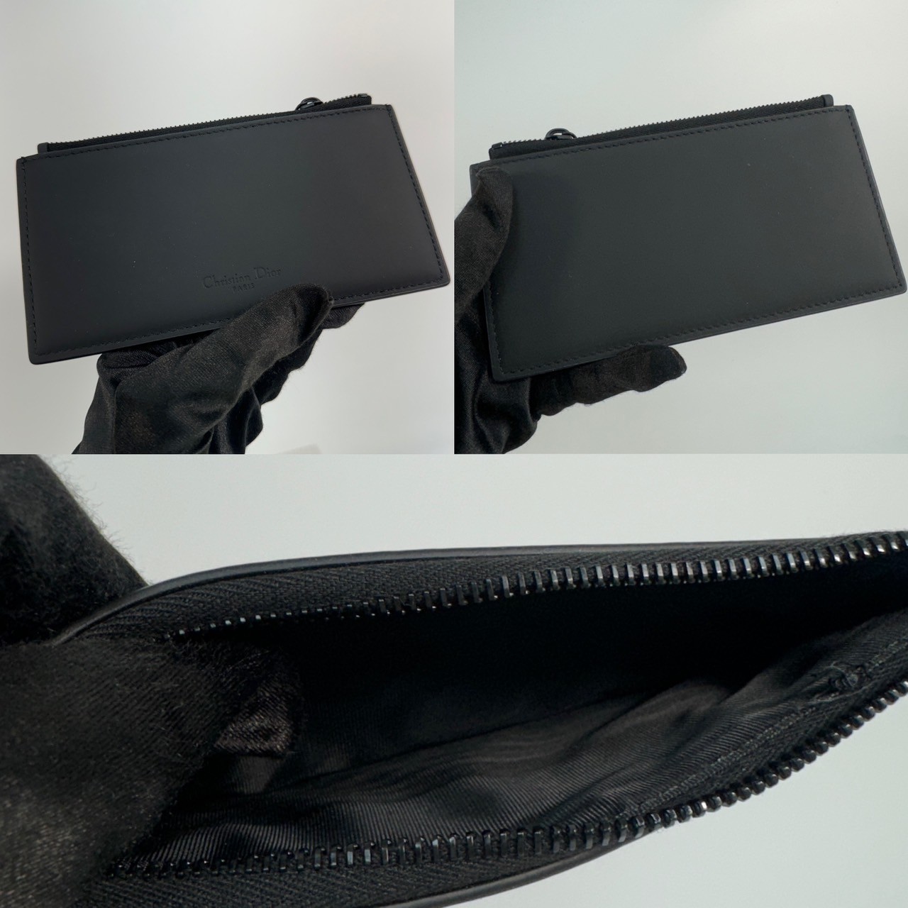 迪奧 CHRISTIAN DIOR Saddle Pouch馬鞍 錢包 長夾 S5614SLLO  原廠盒子/防塵袋/背帶/購買證明