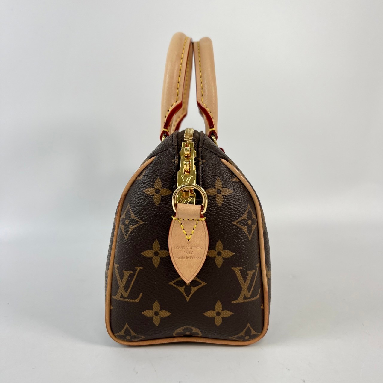 路易威登 LOUIS VUITTON Speedy Bandoulière 20 米色 帆布 手提 斜背 波士頓包 M46222 晶片款  原廠盒子/防塵袋/背帶/台灣購買證明/鎖組