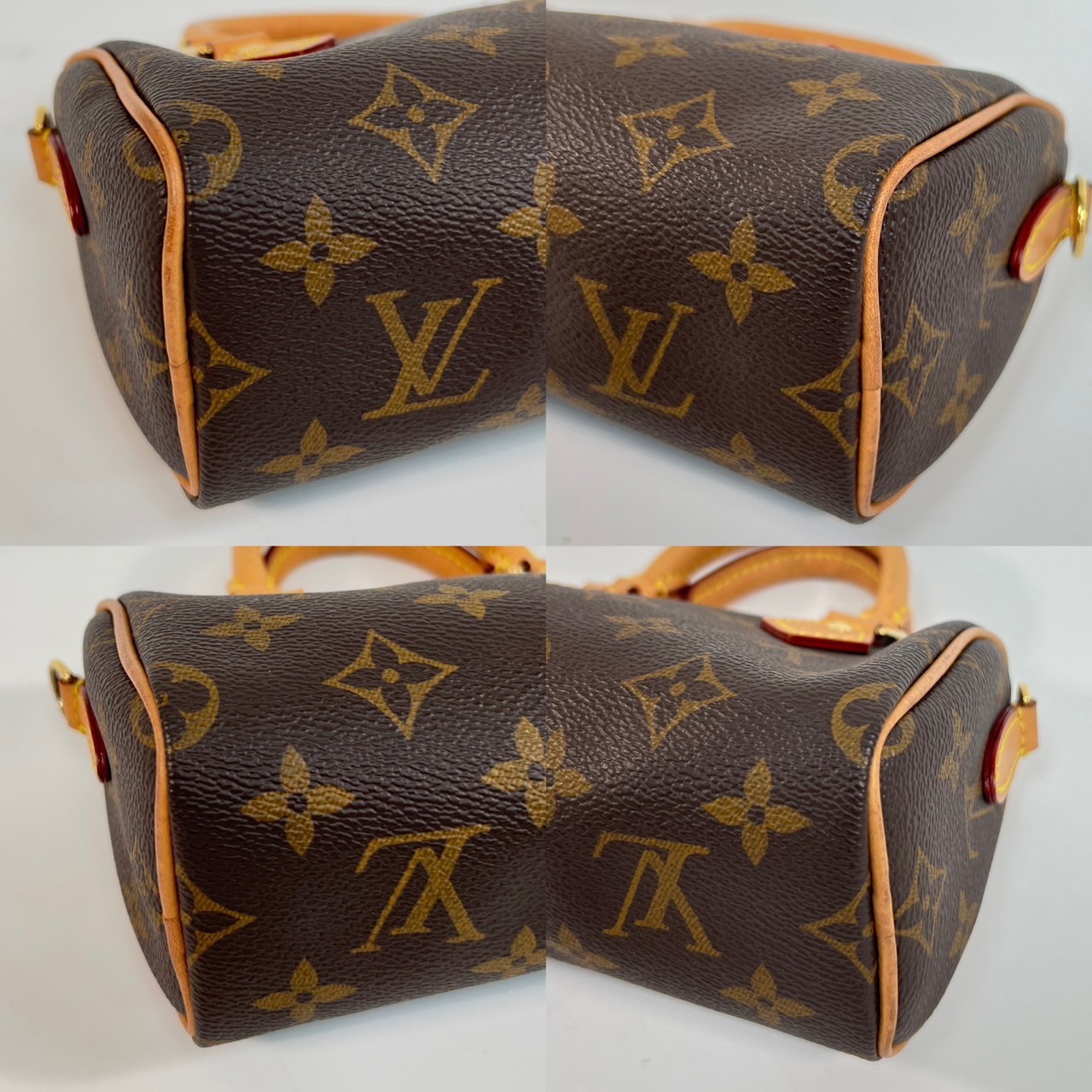 路易威登 LOUIS VUITTON Nano Speedy 原花 手提 肩背包 M81085 原花NANO SPEEDY 原廠盒子/防塵袋/購買證明