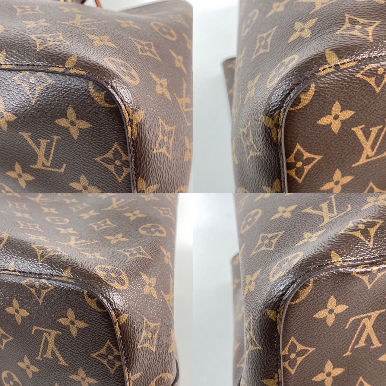 路易威登 LOUIS VUITTON NéoNoé MM 經典帆布 肩背 水桶包 棕色 M44887 晶片款 棕原花NEONOE水桶包 防塵袋