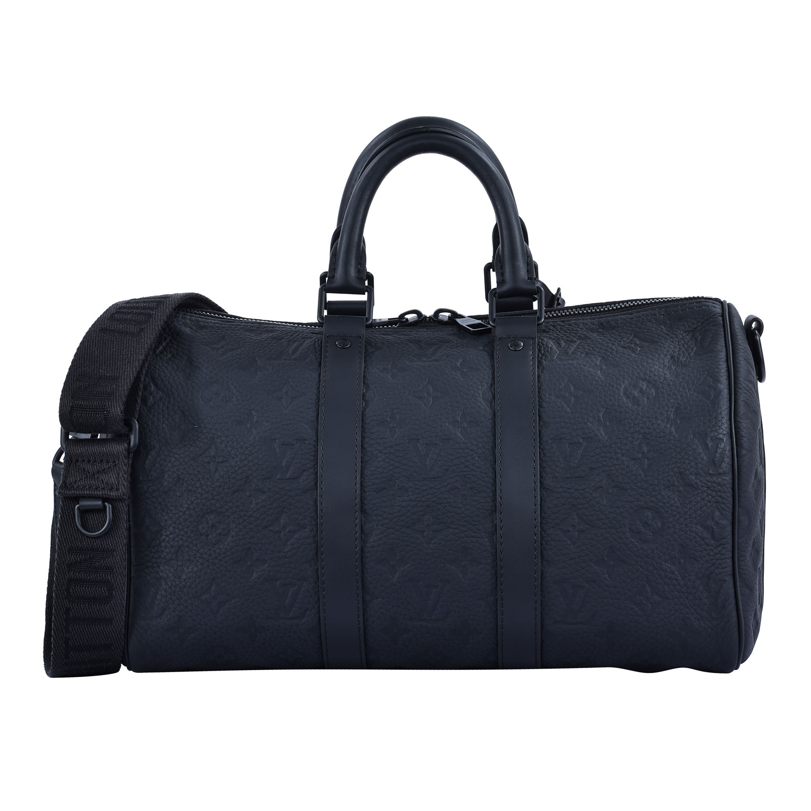 路易威登 LOUIS VUITTON Keepall Bandoulière 35 經典壓紋牛皮 手提 肩背 波士頓包 M22765 晶片款  背帶