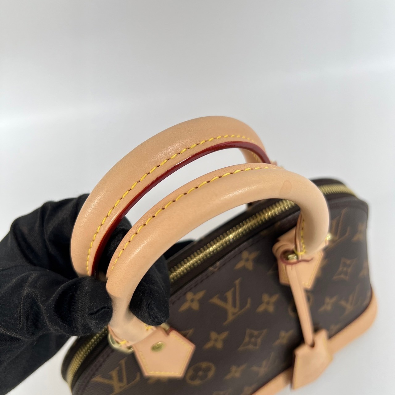 路易威登 LOUIS VUITTON 原花 Alma BB 可斜背 手提包 M53152 原花ALMA BB 防塵袋