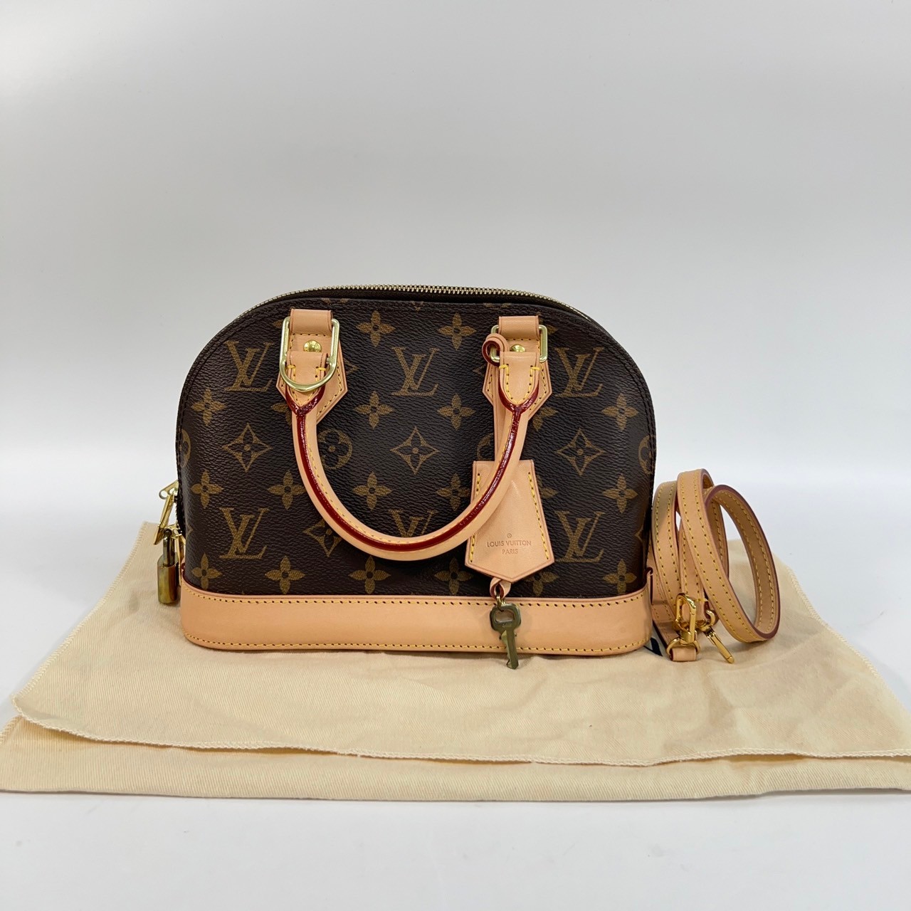 路易威登 LOUIS VUITTON Alma BB 手提包 經典帆布 M53152 原花ALMA BB 防塵袋