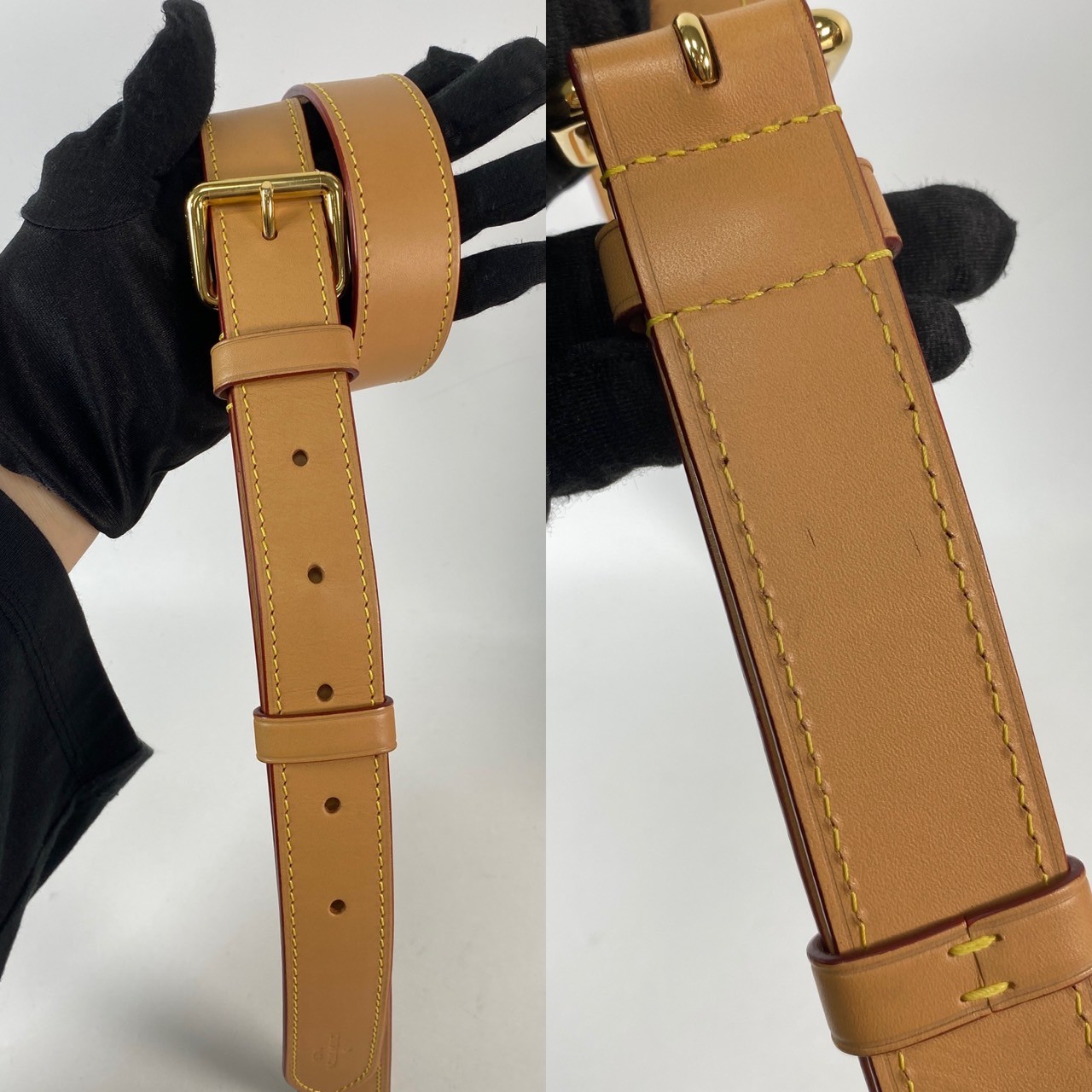 路易威登 LOUIS VUITTON Odéon MM 天然色 經典原花 皮革 拉鍊 肩背 斜背包 M45355 晶片款 　原花ODÉON MM 防塵袋/背帶