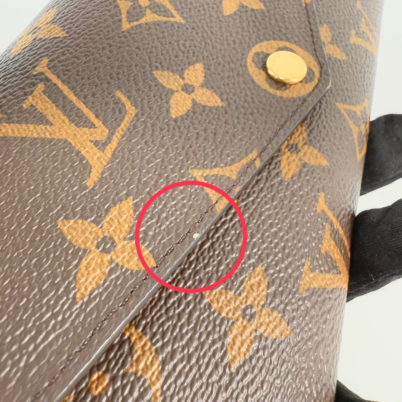 路易威登 LOUIS VUITTON Sarah 錢包 口蓋長夾 棕色 M60531 晶片款 原花SARAH掀蓋長夾 原廠盒子/防塵袋