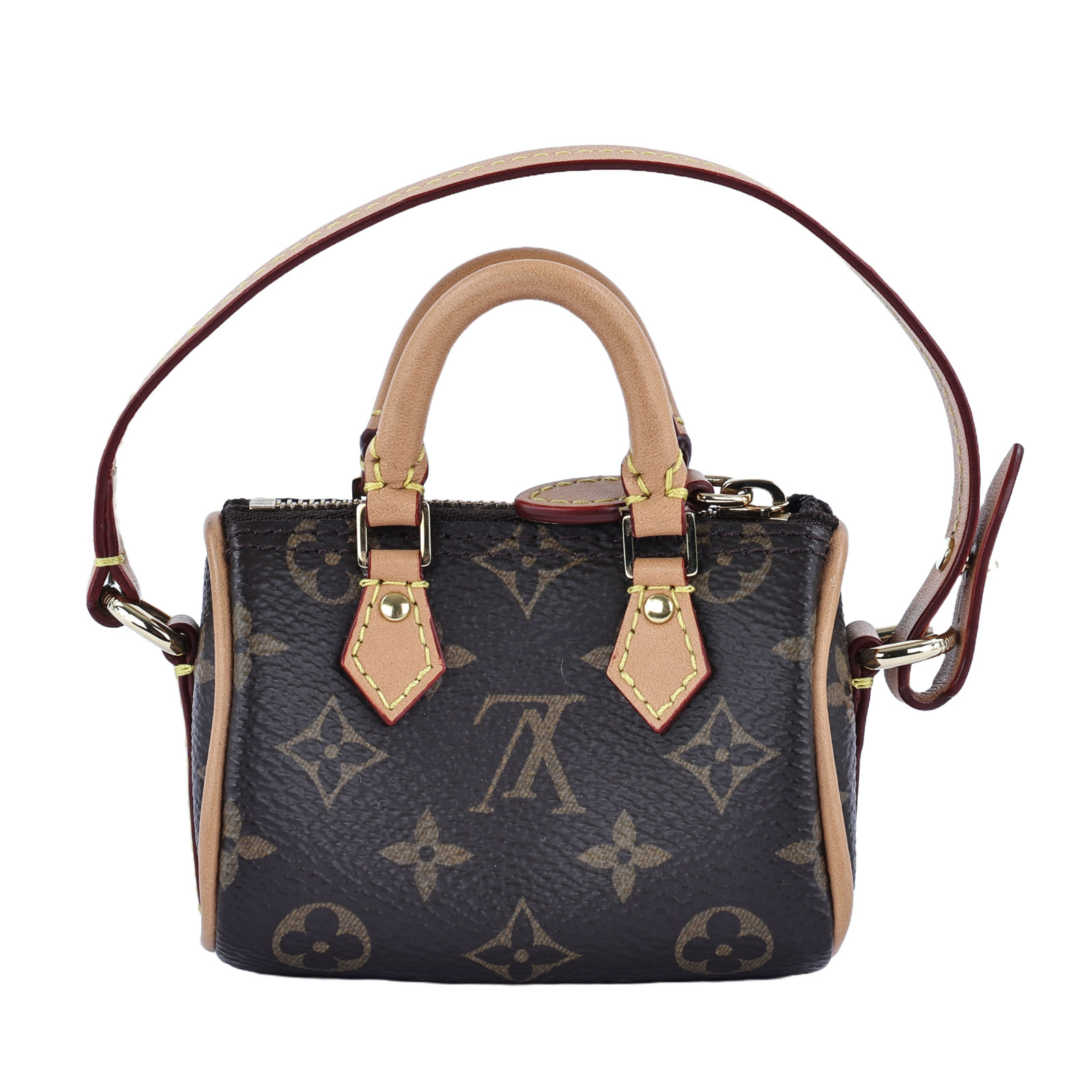 路易威登 LOUIS VUITTON Speedy Monogram 手袋吊飾 M00544 晶片款 　原花SPEEDY吊飾 原廠盒子/防塵袋/台灣購買證明