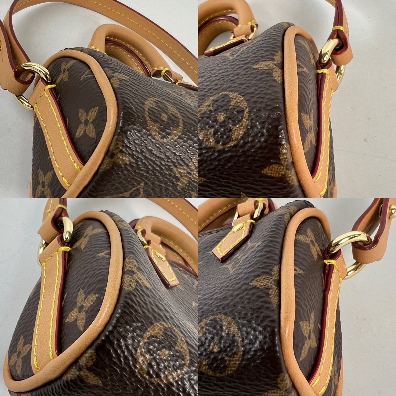 路易威登 LOUIS VUITTON Speedy Monogram 手袋吊飾 M00544 晶片款 　原花SPEEDY吊飾 原廠盒子/防塵袋/台灣購買證明