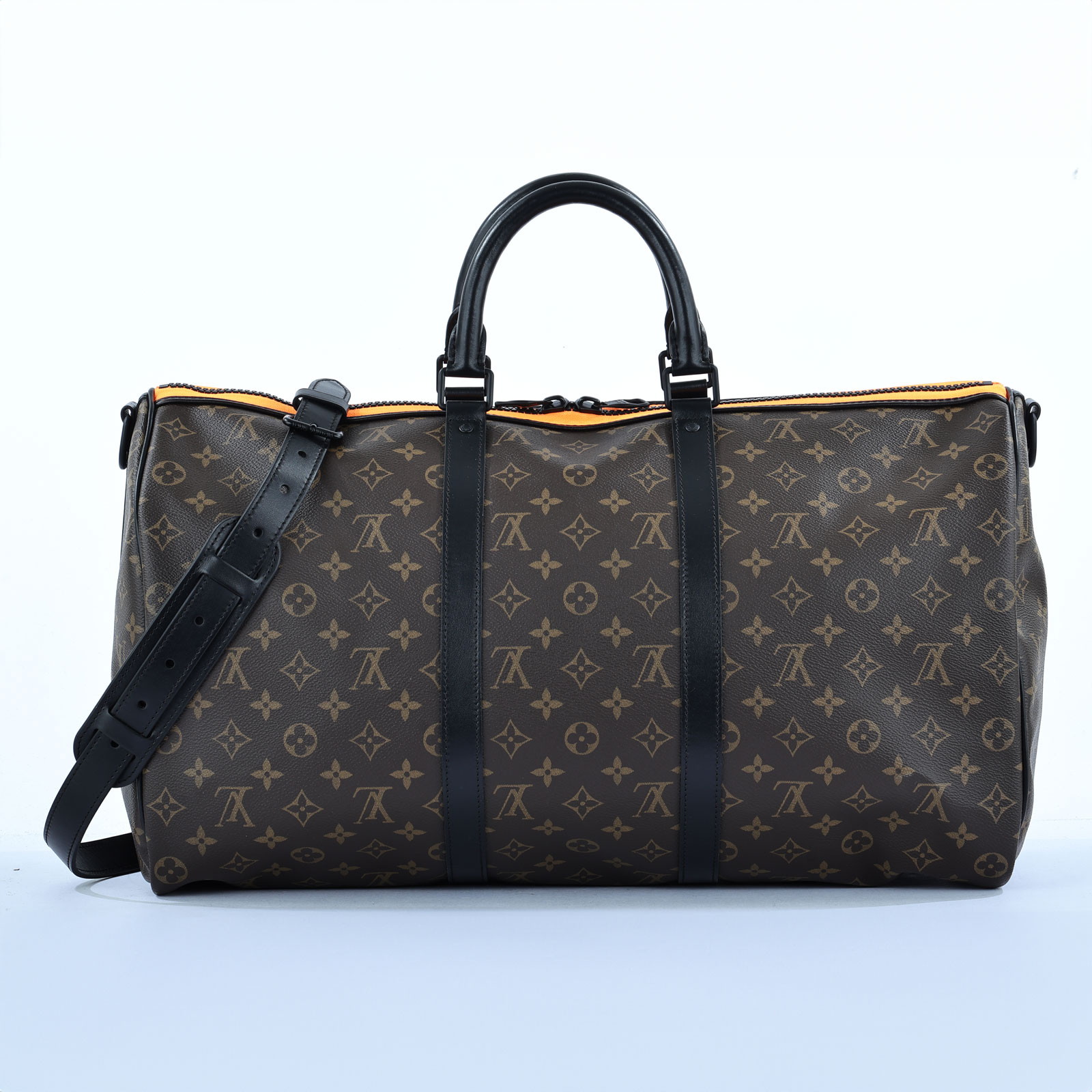 路易威登 LOUIS VUITTON Keepall Bandoulière 50 波士頓包 旅行袋 M45616  防塵袋/背帶/提帶扣/鎖組