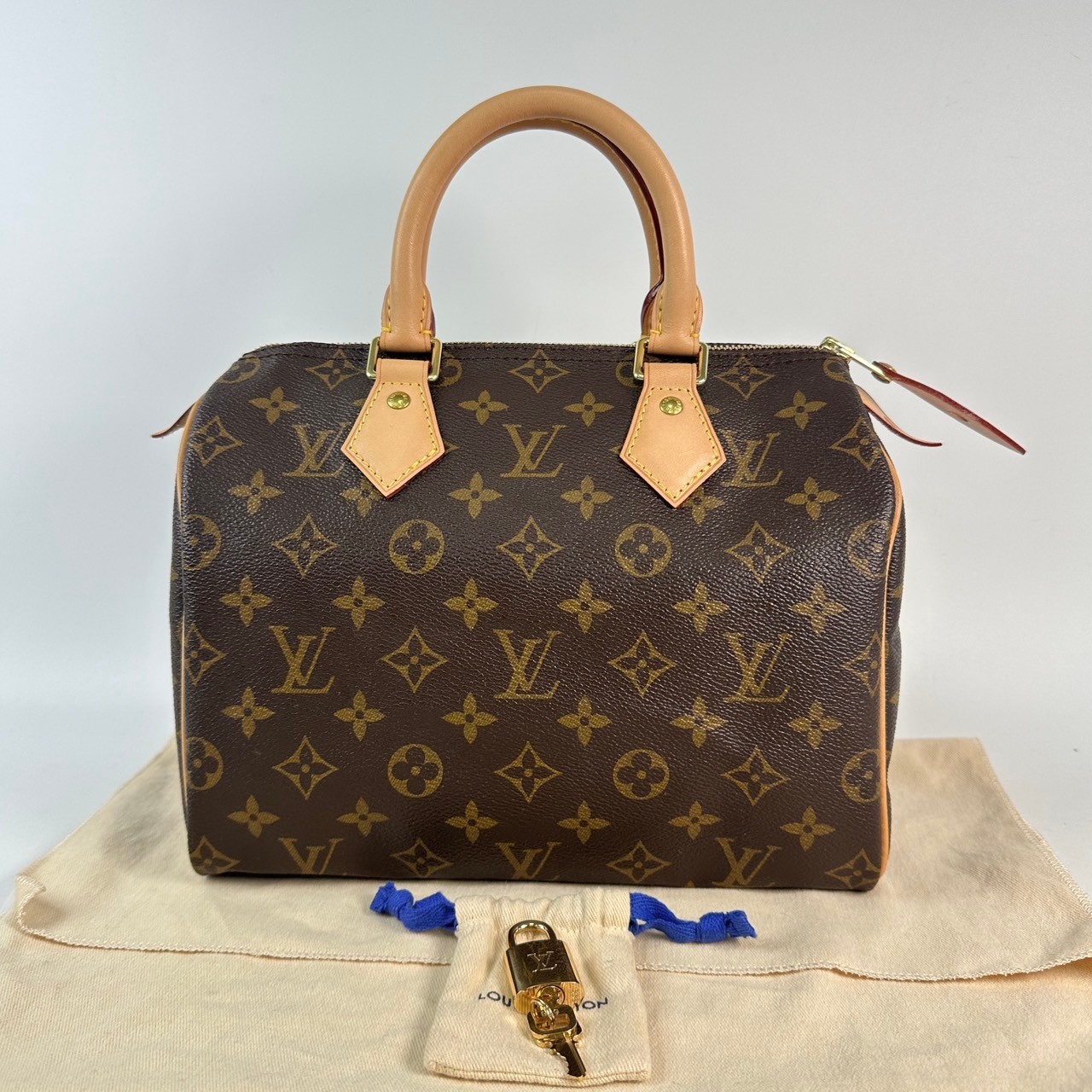 路易威登 LOUIS VUITTON Speedy 25 手提 波士頓包 經典帆布 M41109 　原花SPEEDY25 防塵袋/鎖組