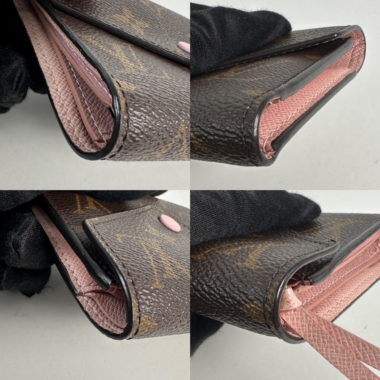 路易威登 LOUIS VUITTON Victorine 錢包 塗層帆布 芭蕾粉色 M62360 粉VICTORINE短夾 防塵袋