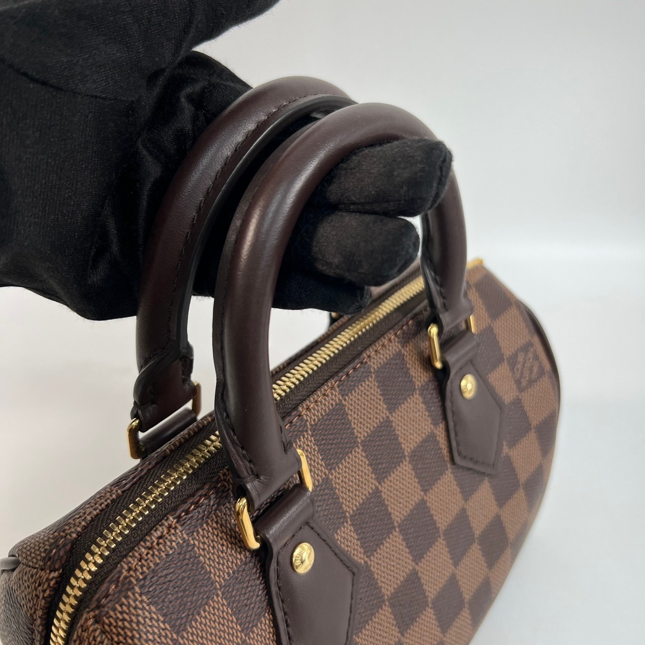 路易威登 LOUIS VUITTON Speedy Bandoulière 20 棕棋盤 手提 斜背 波士頓包 N40489 晶片款  原廠盒子/防塵袋/背帶/鎖組/購買證明 大全配