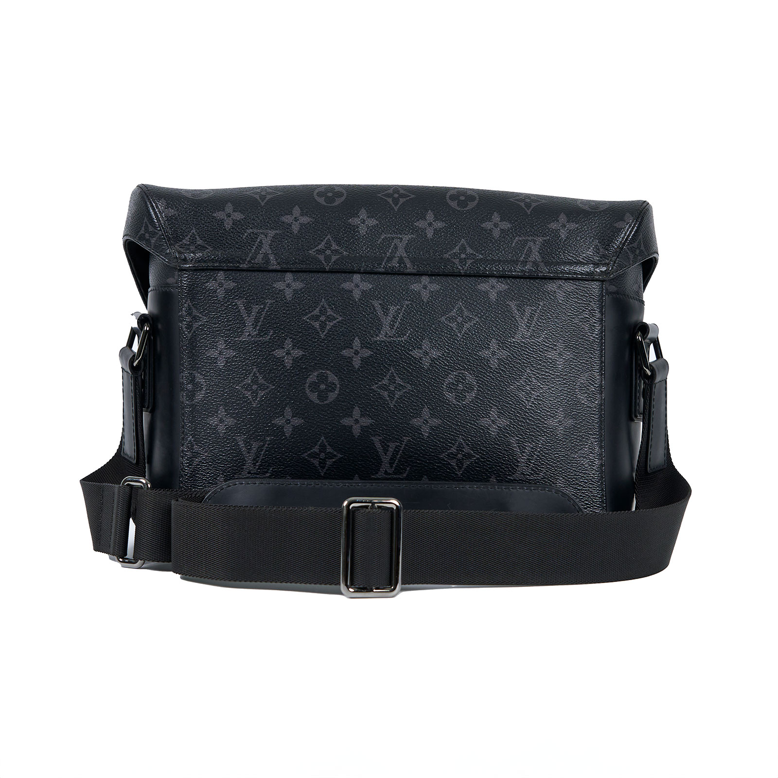 路易威登 LOUIS VUITTON Messenger PM Voyager Eclipse帆布 肩背 郵差包 黑色 M40511  防塵袋