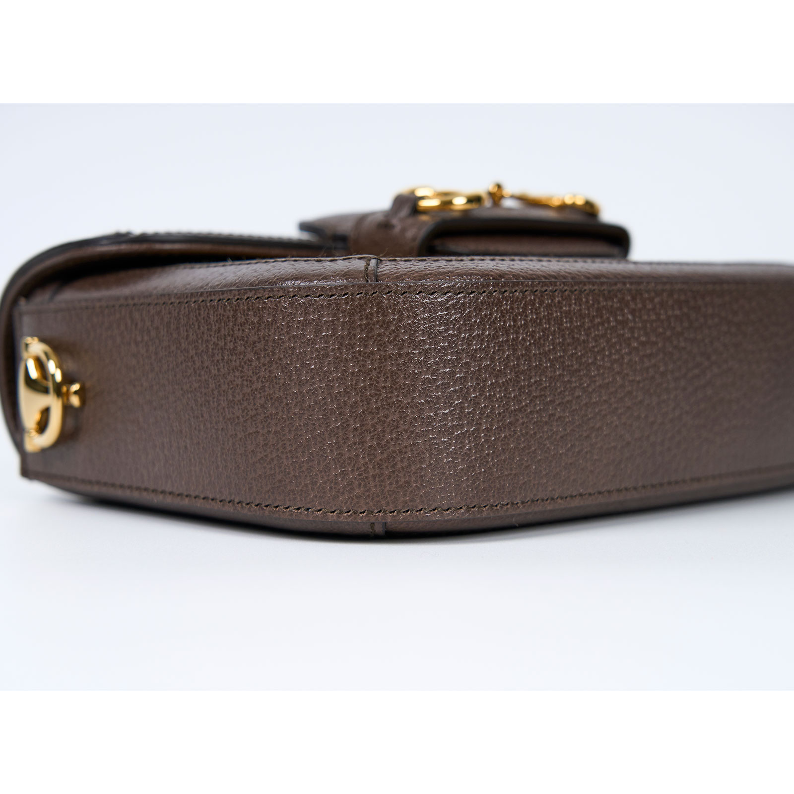 古馳 GUCCI Horsebit 1955 迷你 馬鞍包 658574 　焦糖1955 MINI 防塵袋/背帶