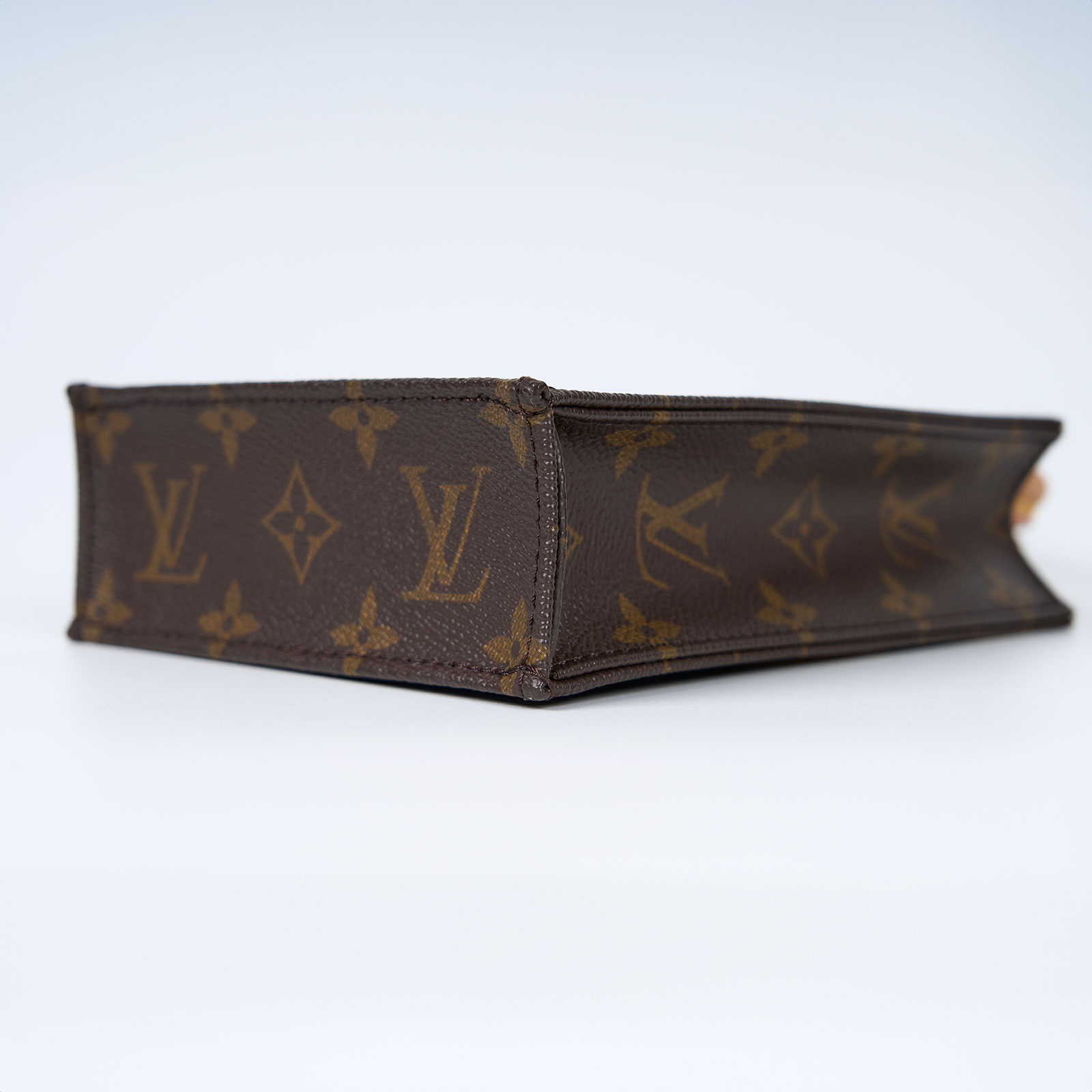 路易威登 LOUIS VUITTON Petit Sac Plat 經典帆布 斜背包 M69442 晶片款  原廠盒子/背帶