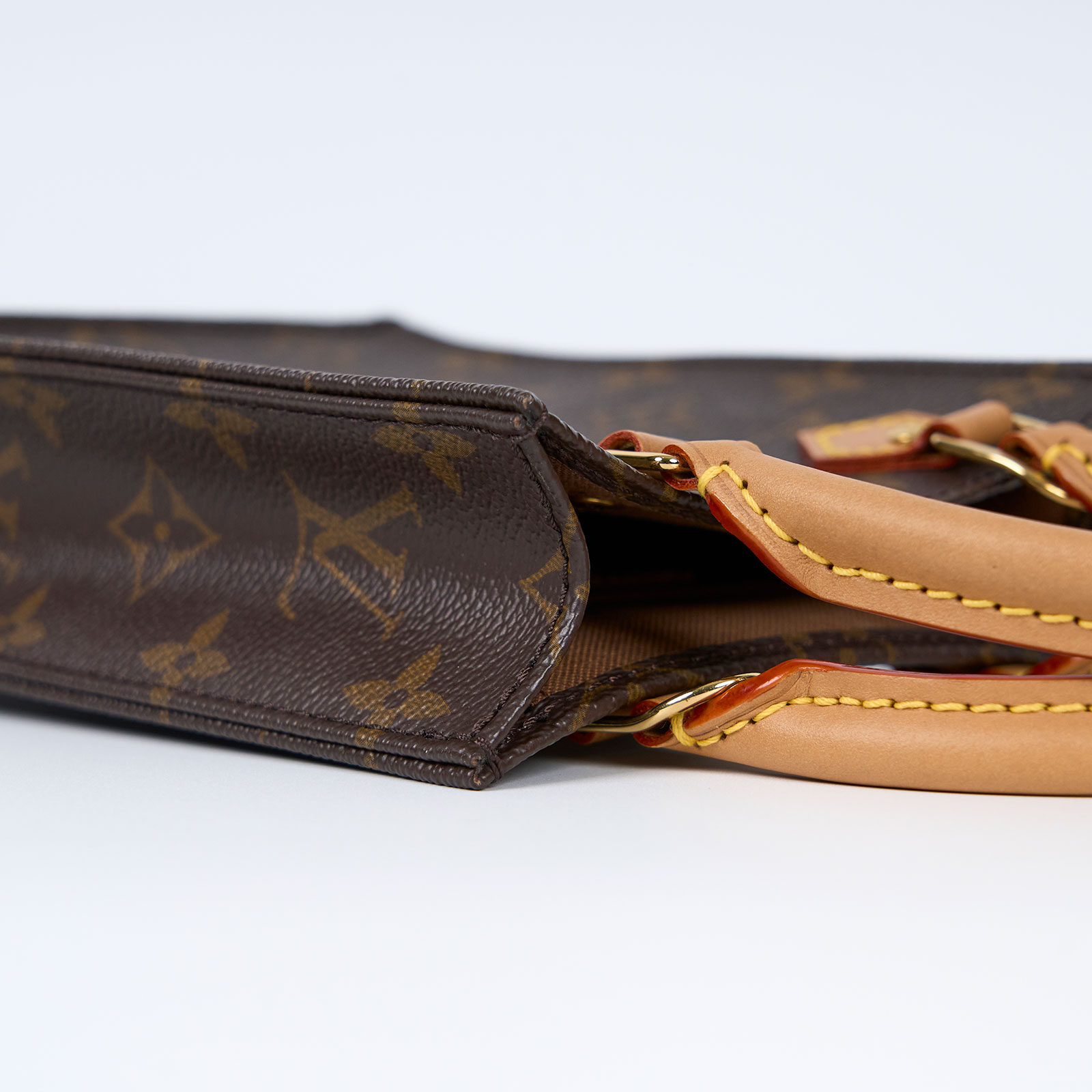 路易威登 LOUIS VUITTON Petit Sac Plat 經典帆布 斜背包 M69442 晶片款  原廠盒子/背帶