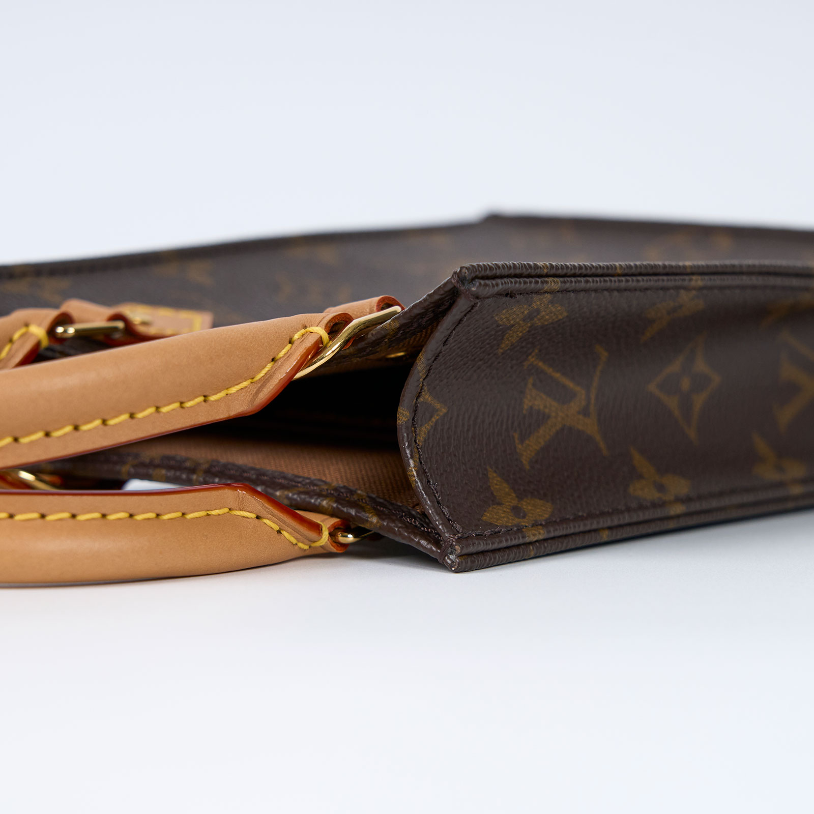 路易威登 LOUIS VUITTON Petit Sac Plat 經典帆布 斜背包 M69442 晶片款  原廠盒子/背帶