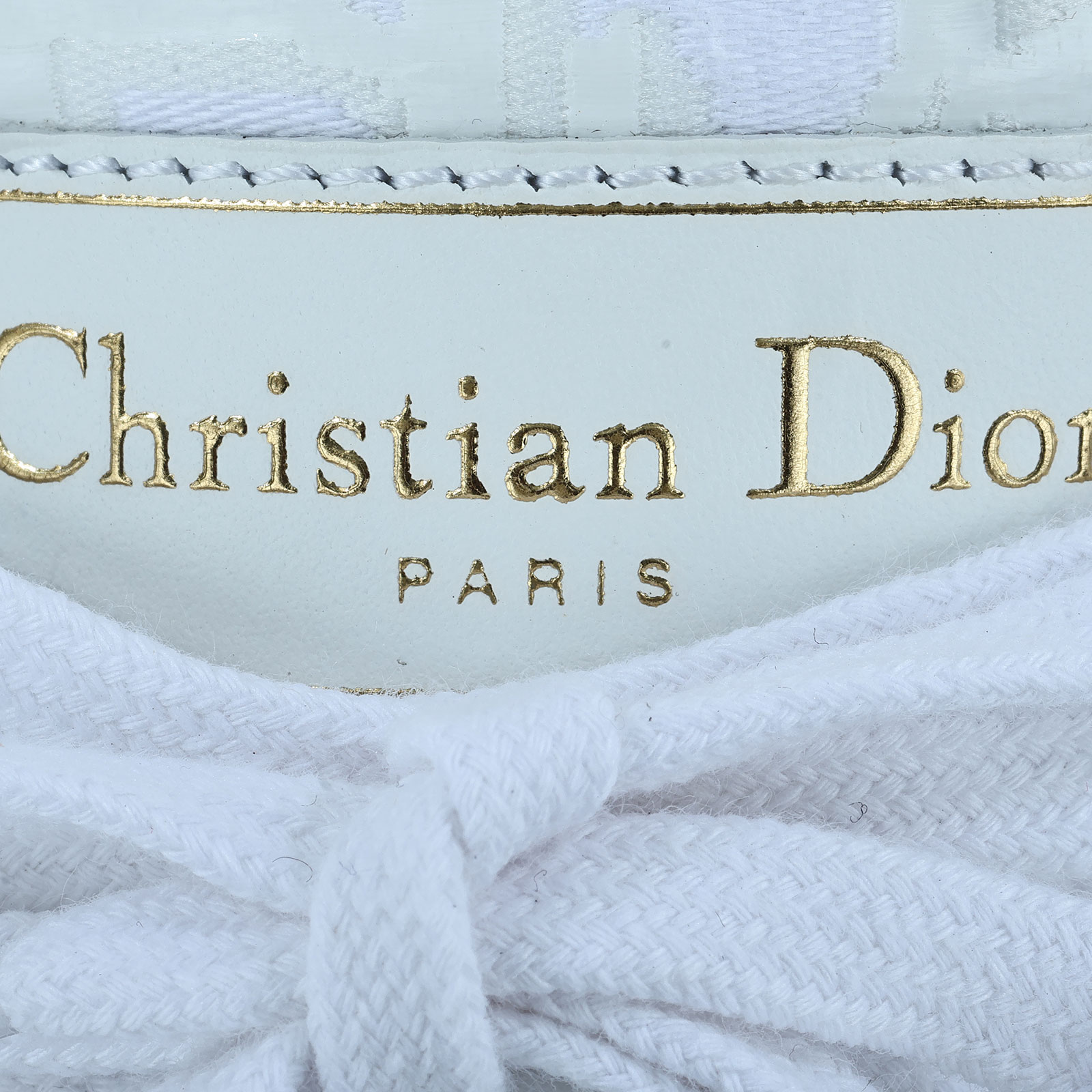 迪奧 CHRISTIAN DIOR 運動鞋 KCK366LOM/38 白DIOR ONE運動鞋 防塵袋/原廠盒子/鞋帶