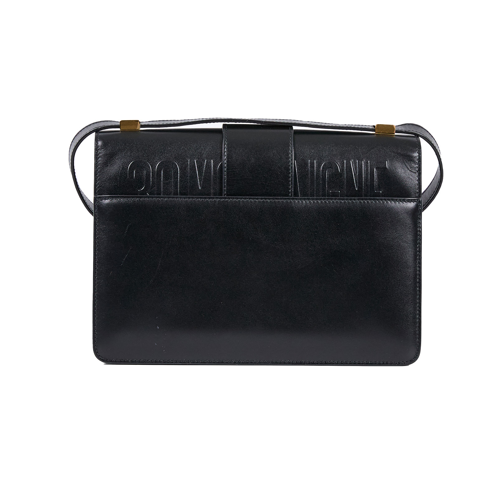 迪奧 CHRISTIAN DIOR 30 Montaigne 包 M9203UMOS 黑金蒙田30 原廠盒子/防塵袋/保證卡/台灣購買證明
