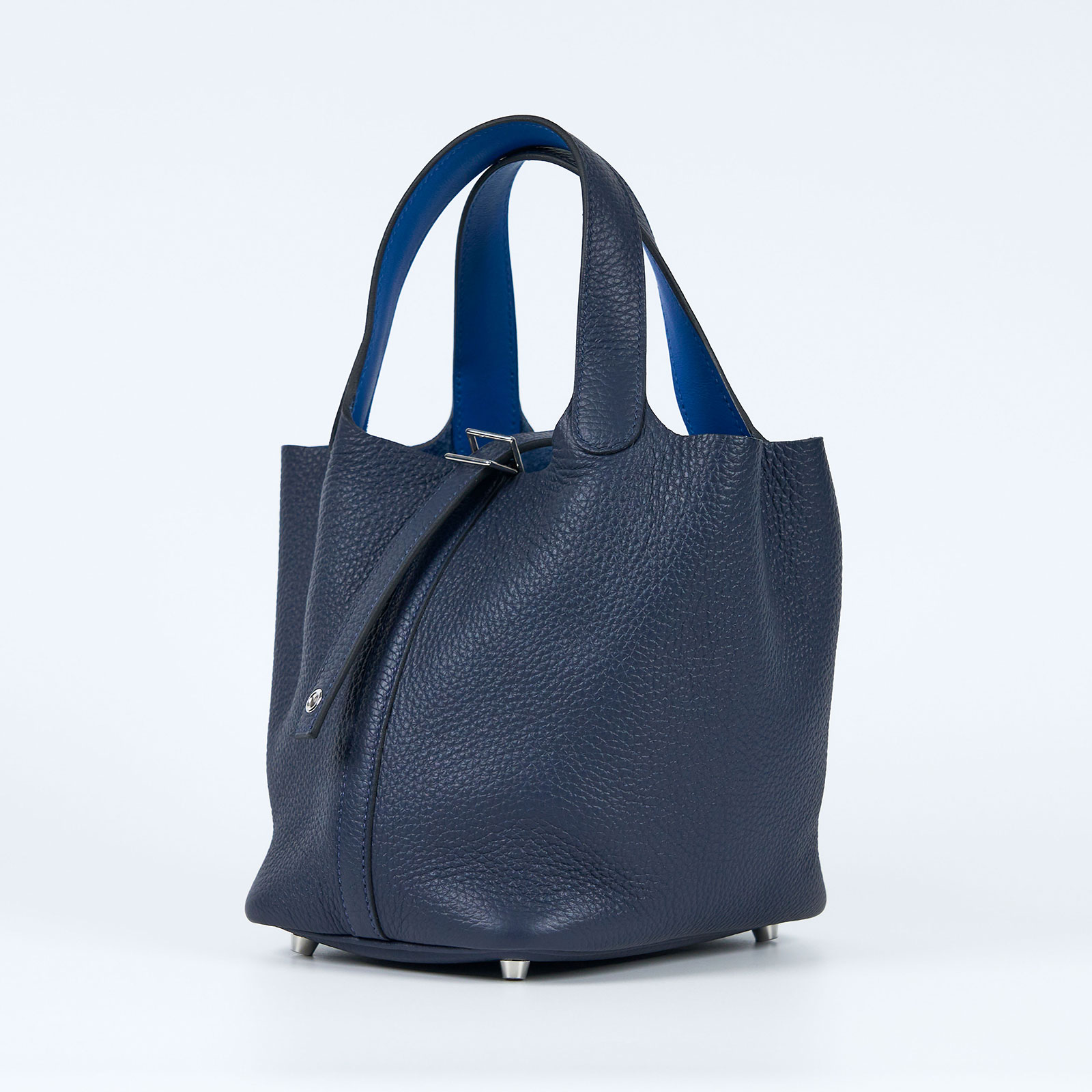 愛馬仕 Hermès Picotin Lock 18 菜籃子包 PT18 H069560/Z刻 午夜藍PICOTIN 18 原廠盒子/防塵袋/鎖組