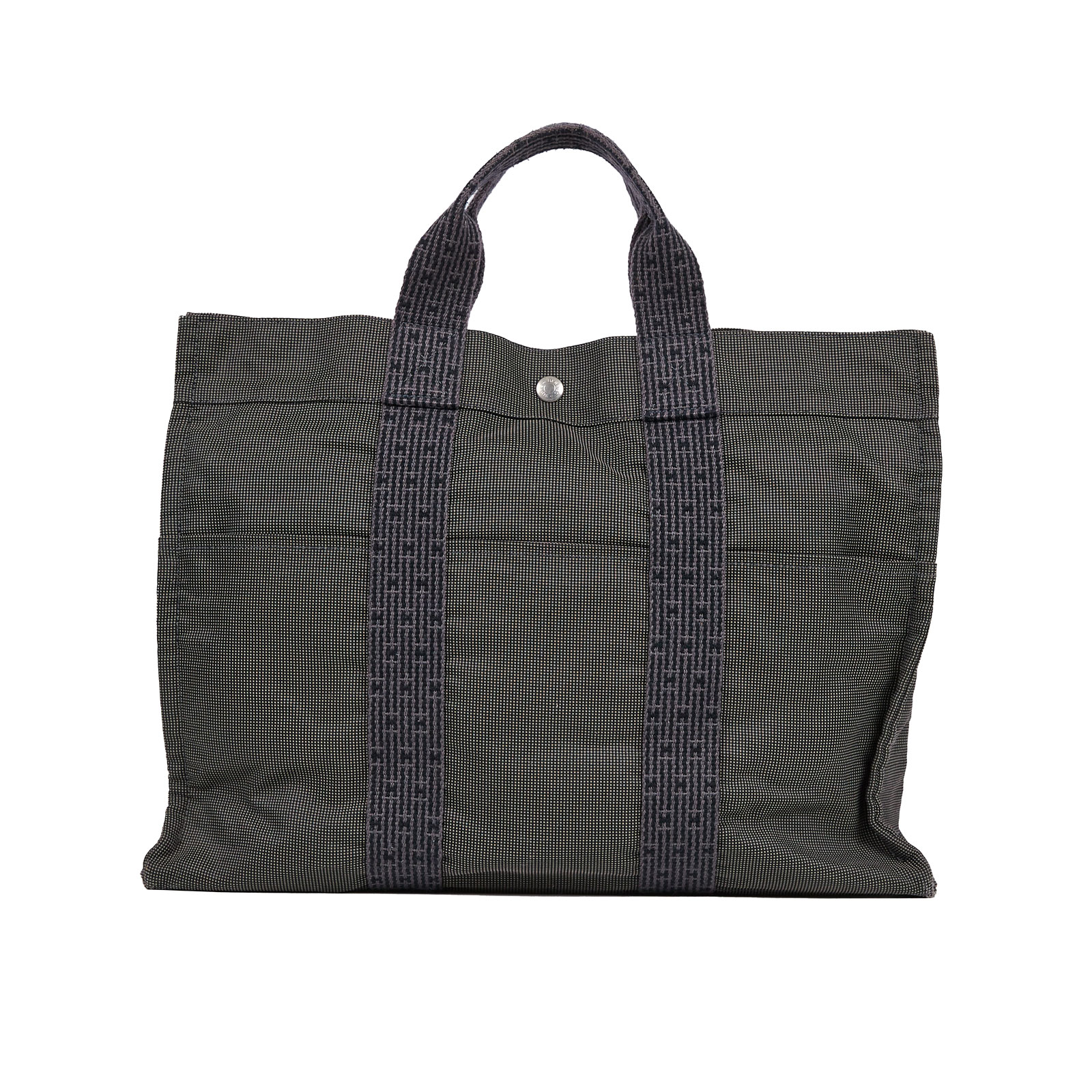 愛馬仕 Hermès Ale Line  MM 手提包   ALELINEMM  Aleline　灰帆布托特包 防塵袋