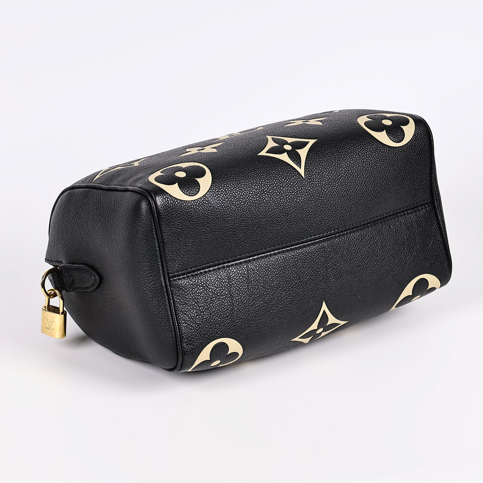 路易威登 LOUIS VUITTON Speedy Bandoulière  25 雙色 手提 斜背 波士頓包 M58947 晶片款  原廠盒子/鎖/無鑰匙/無背帶/有放置氣味