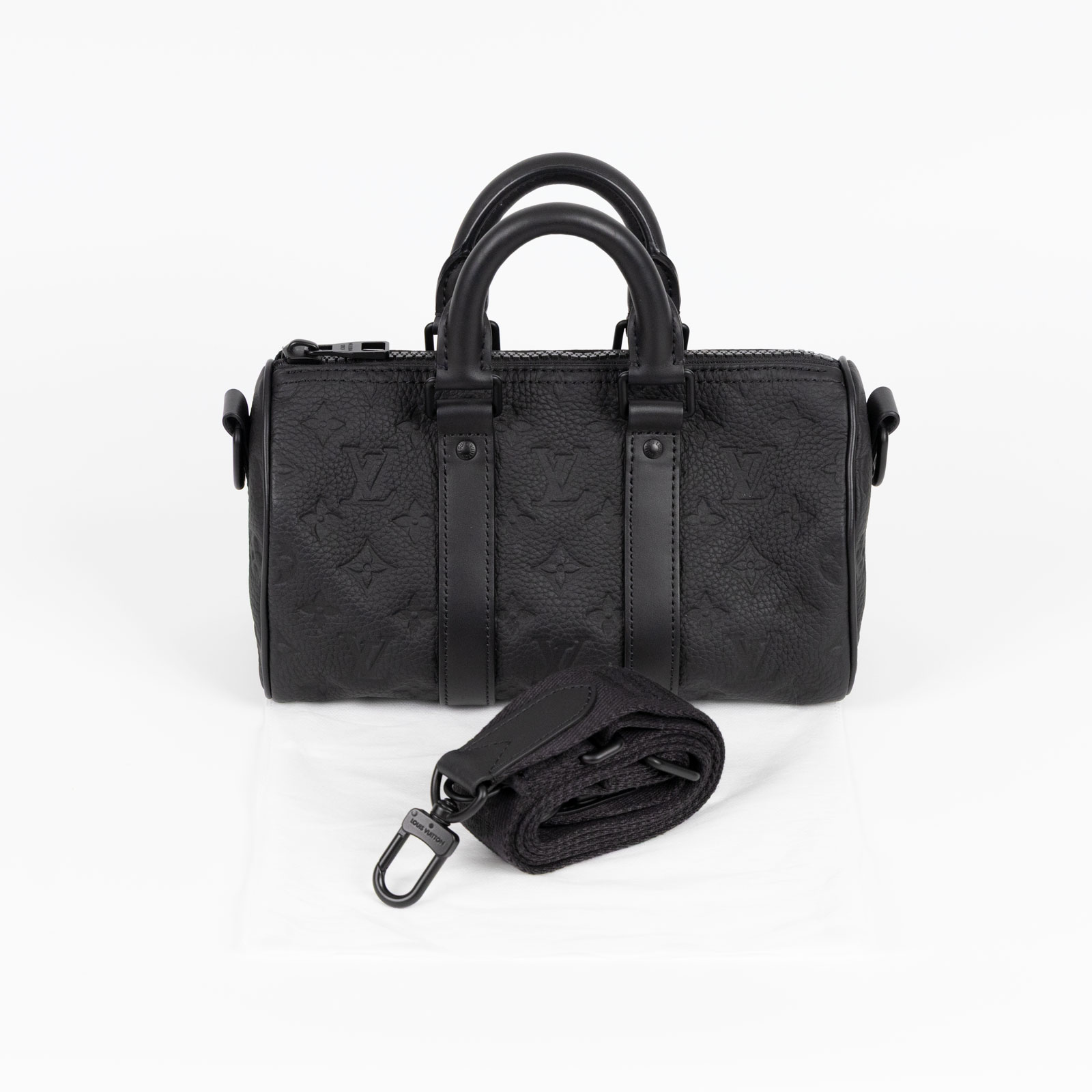 路易威登 LOUIS VUITTON Keepall Bandoulière 25 經典壓紋牛皮 手提 肩背 波士頓包 M20900 晶片款  無附屬品/缺吊牌