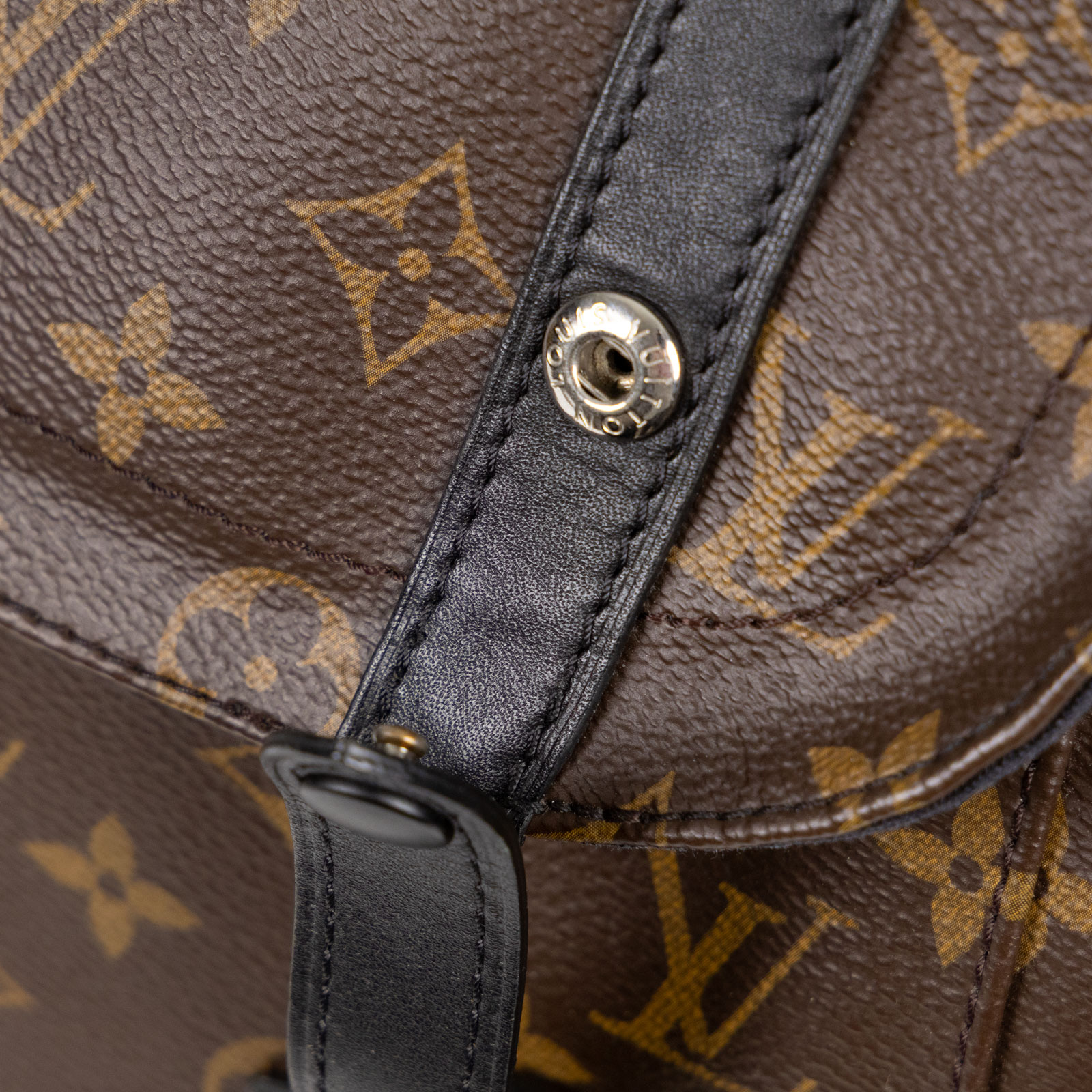 路易威登 LOUIS VUITTON Christopher MM 後背包 經典帆布 M43735 ☆原花CHRISTOPHER後背包 原廠盒子/防塵袋